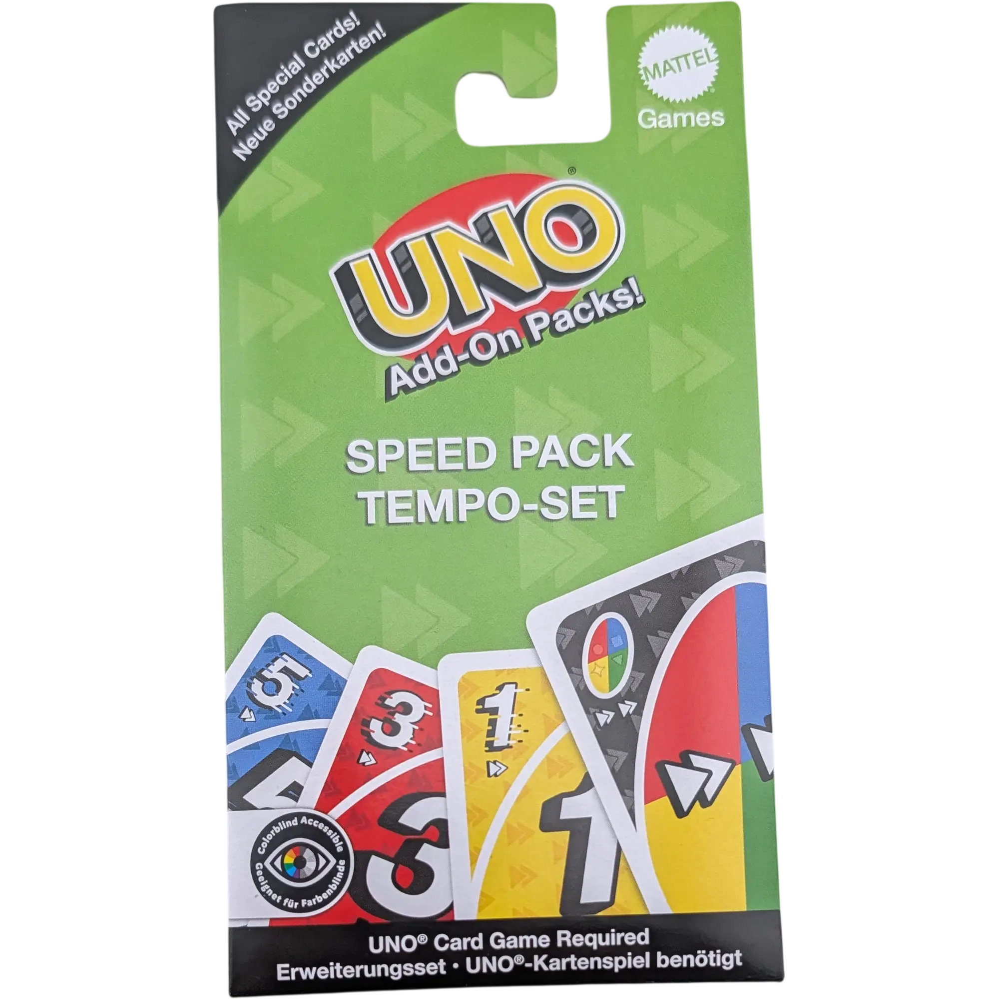 Mattel Uno Add-On Packs! Speed Pack Tempo Set