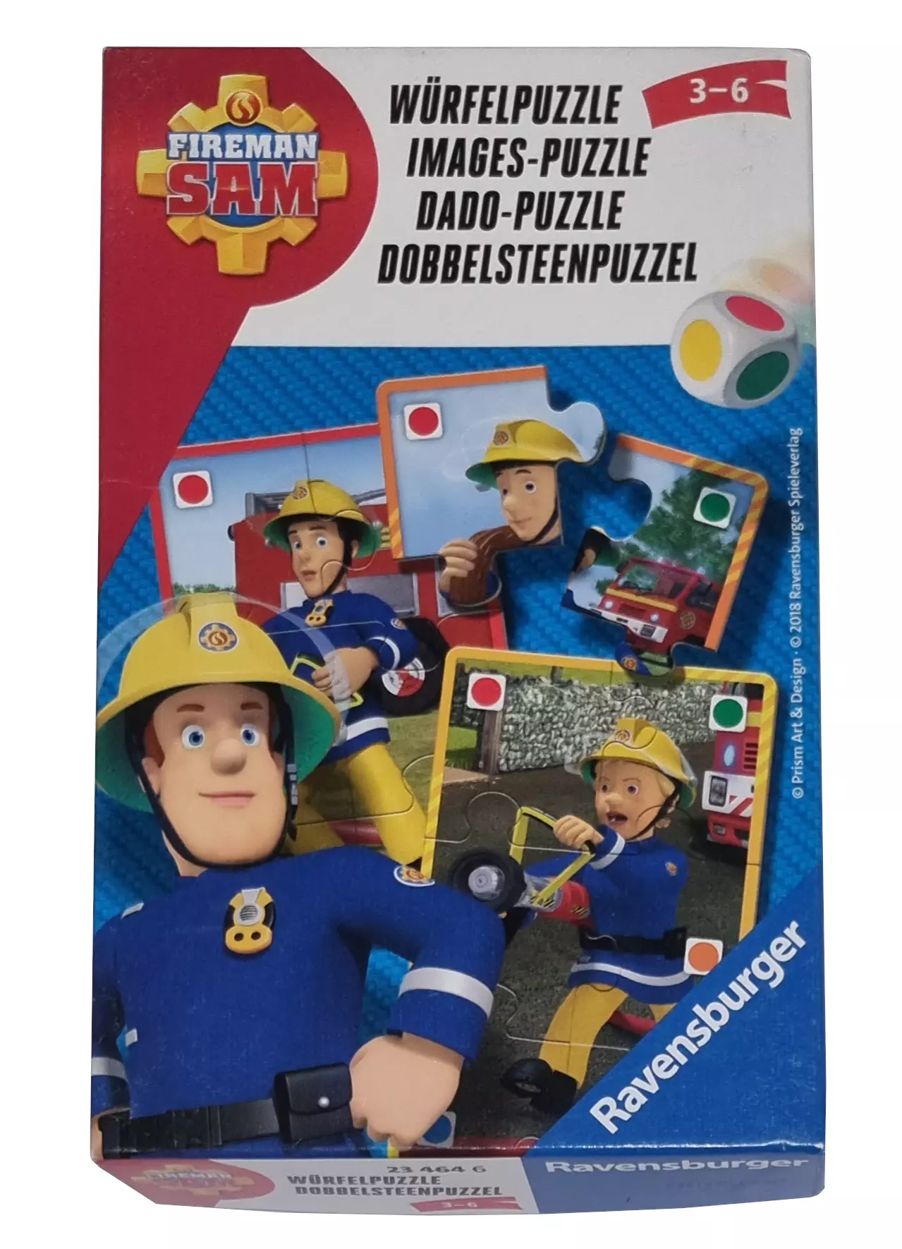Ravensburger Fireman Sam Würfelpuzzle 234646