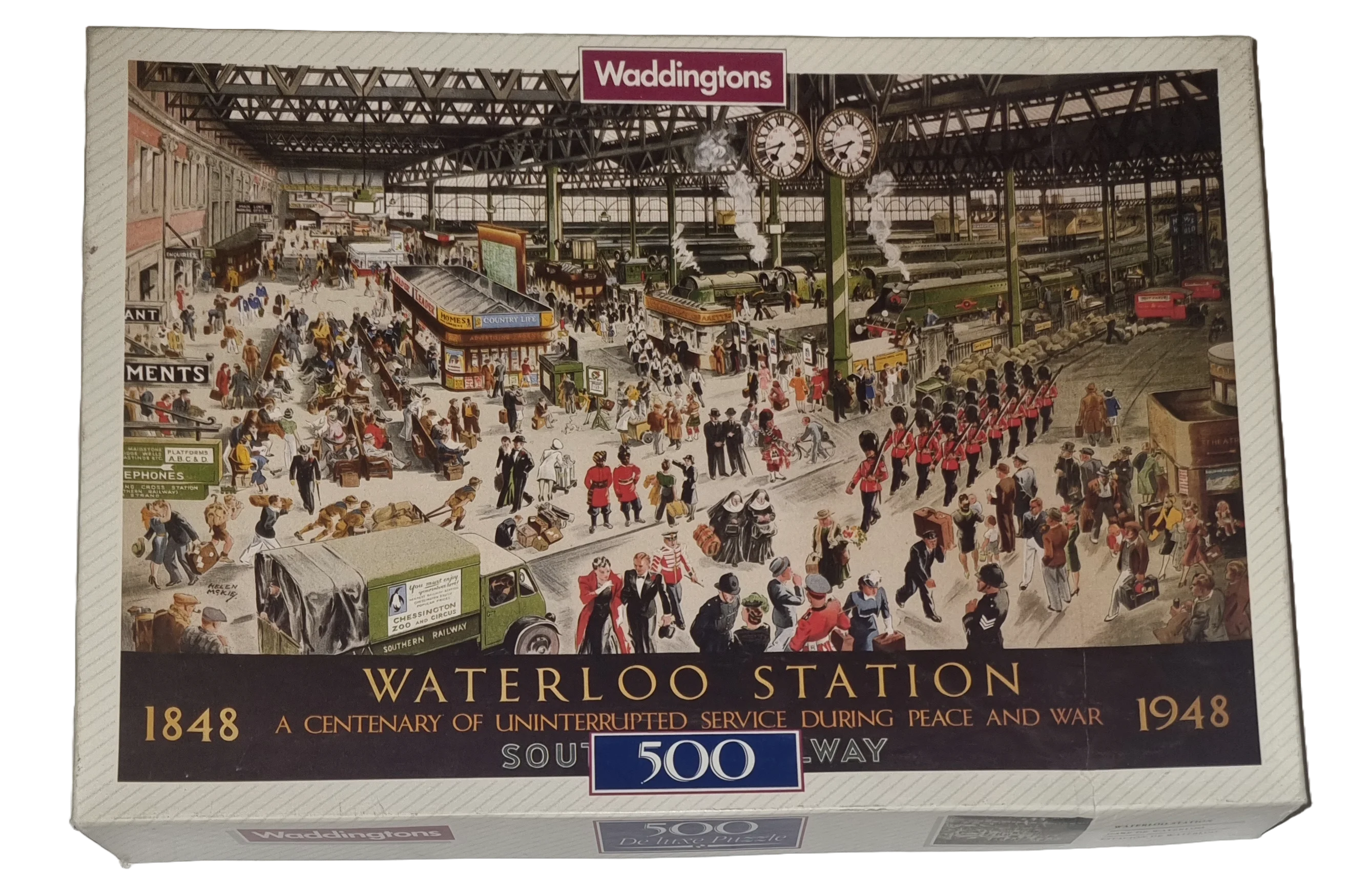 De luxe Puzzle Waddingtons Puzzle 500 Teile 10672 Waterloo Station