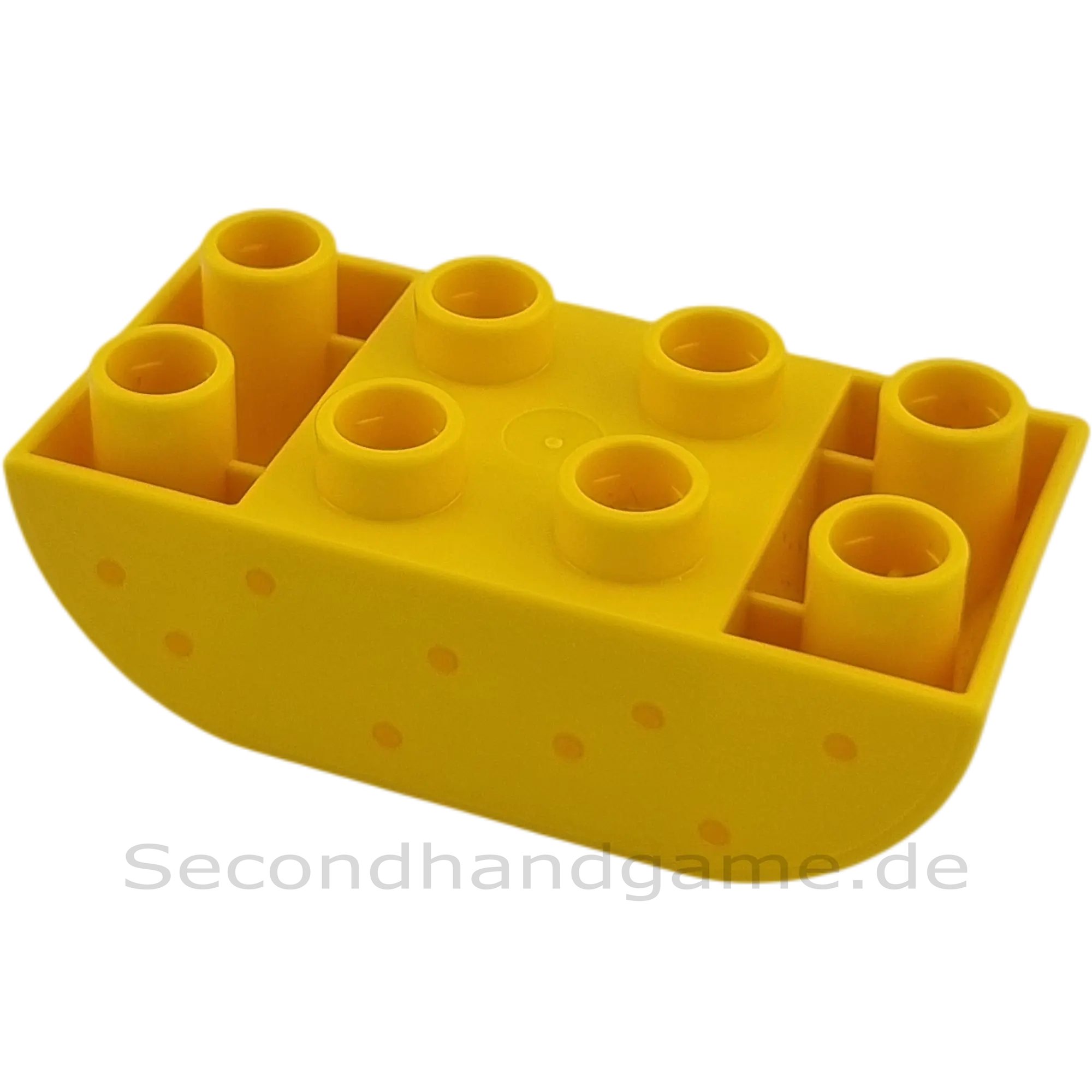 Lego Duplo 98224 Dachstein 2x4 Abgerundet Gelb mit orangen Punkten