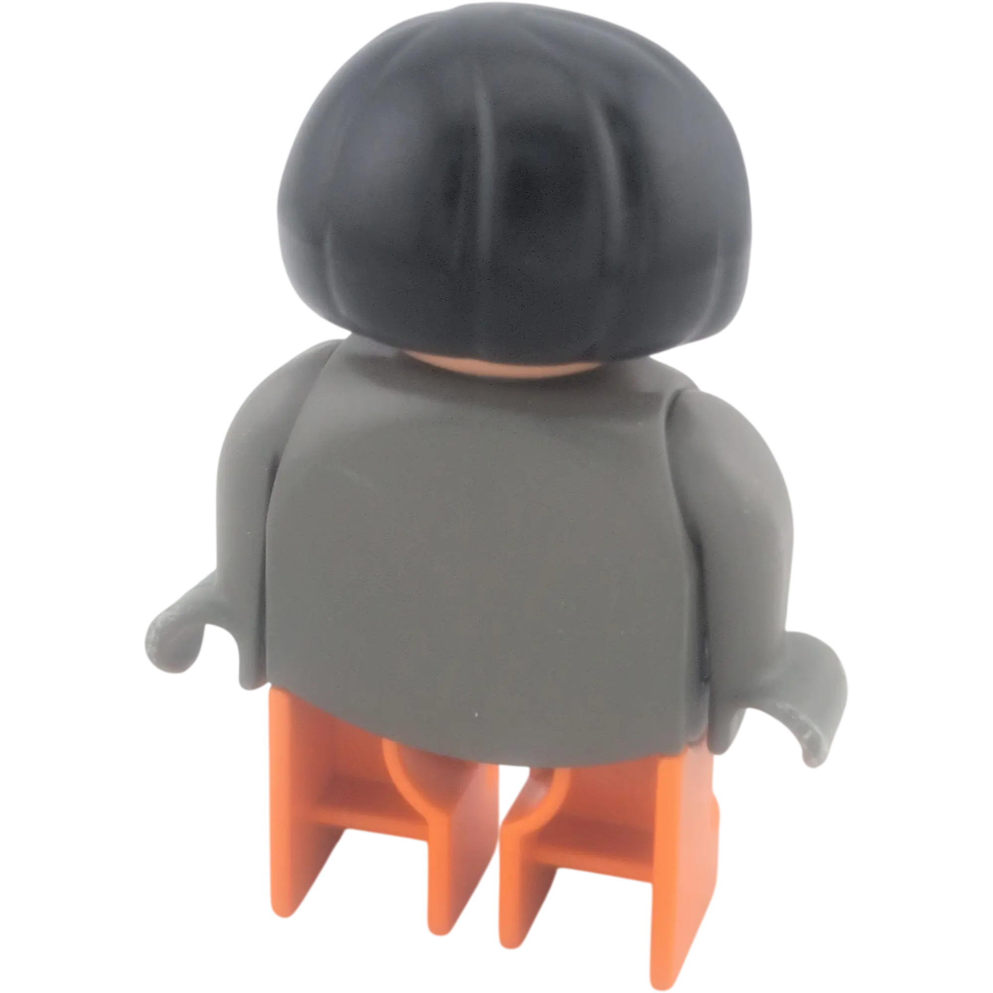 Lego Duplo Frau Ärztin mit grau orangenem Anzug