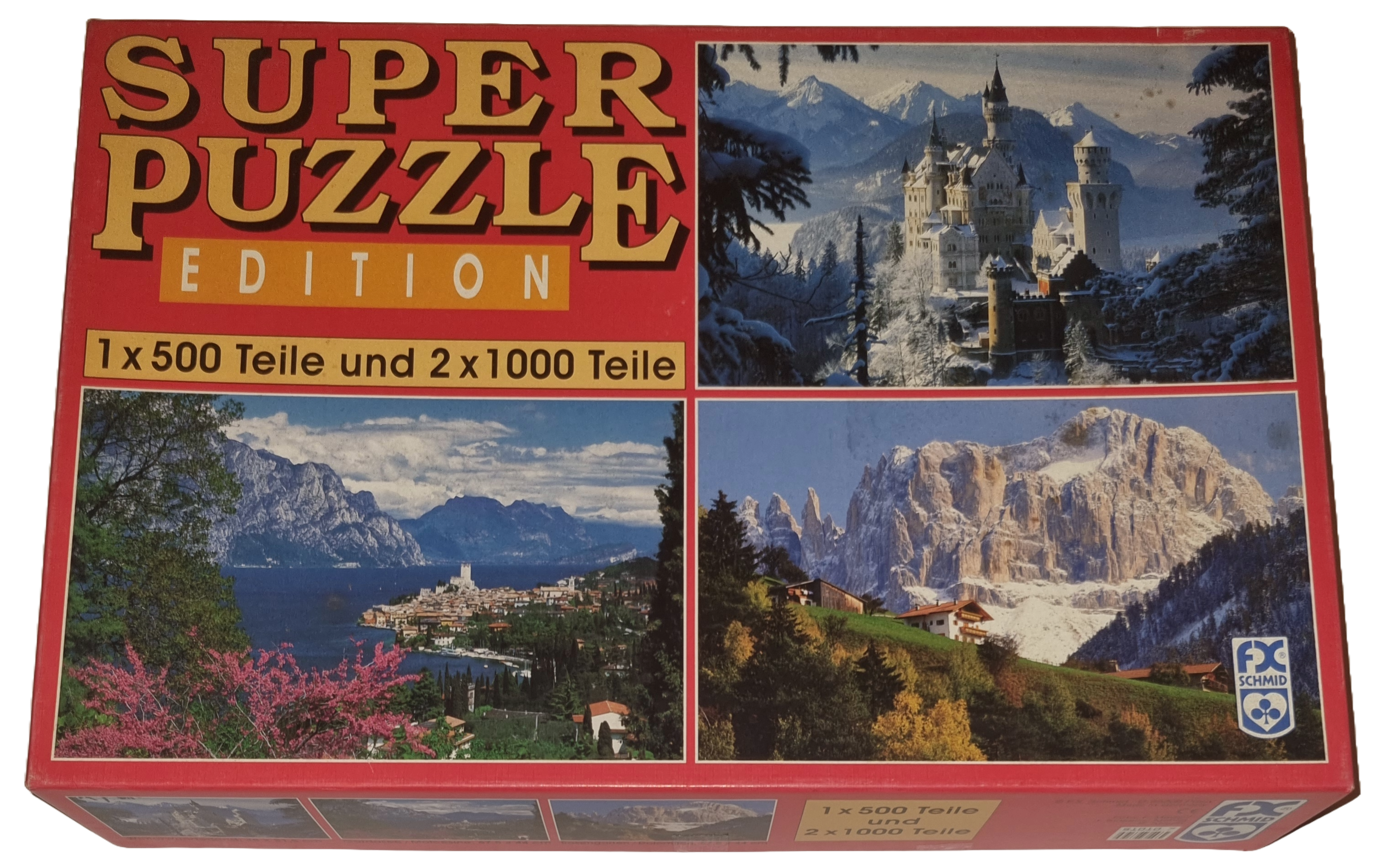 Fx Schmid Super Puzzle Edition 500 Teile + 2x1000 Teile 510107