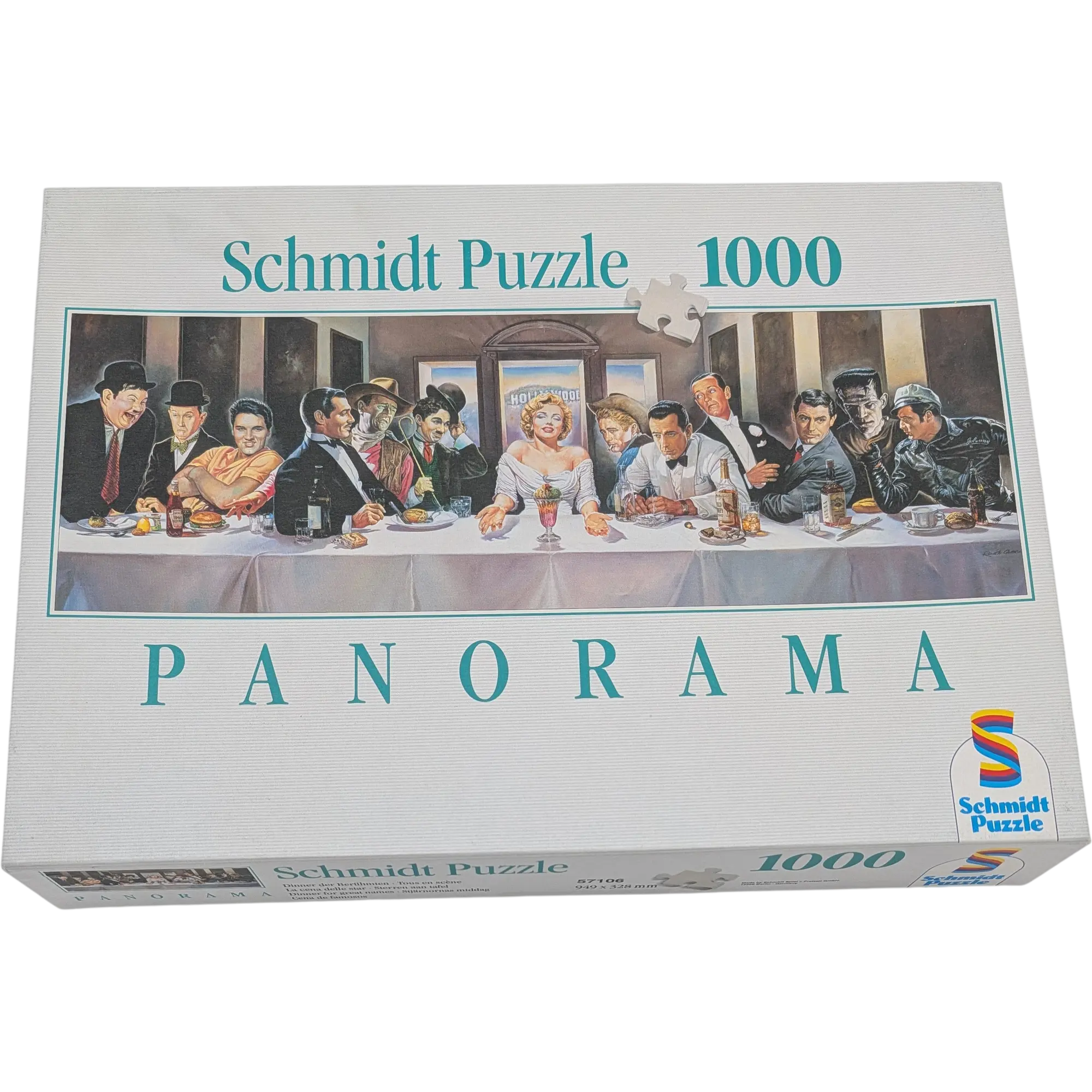 Schmidt Panorama Puzzle 1000 Teile 57106 Dinner der Behrümten