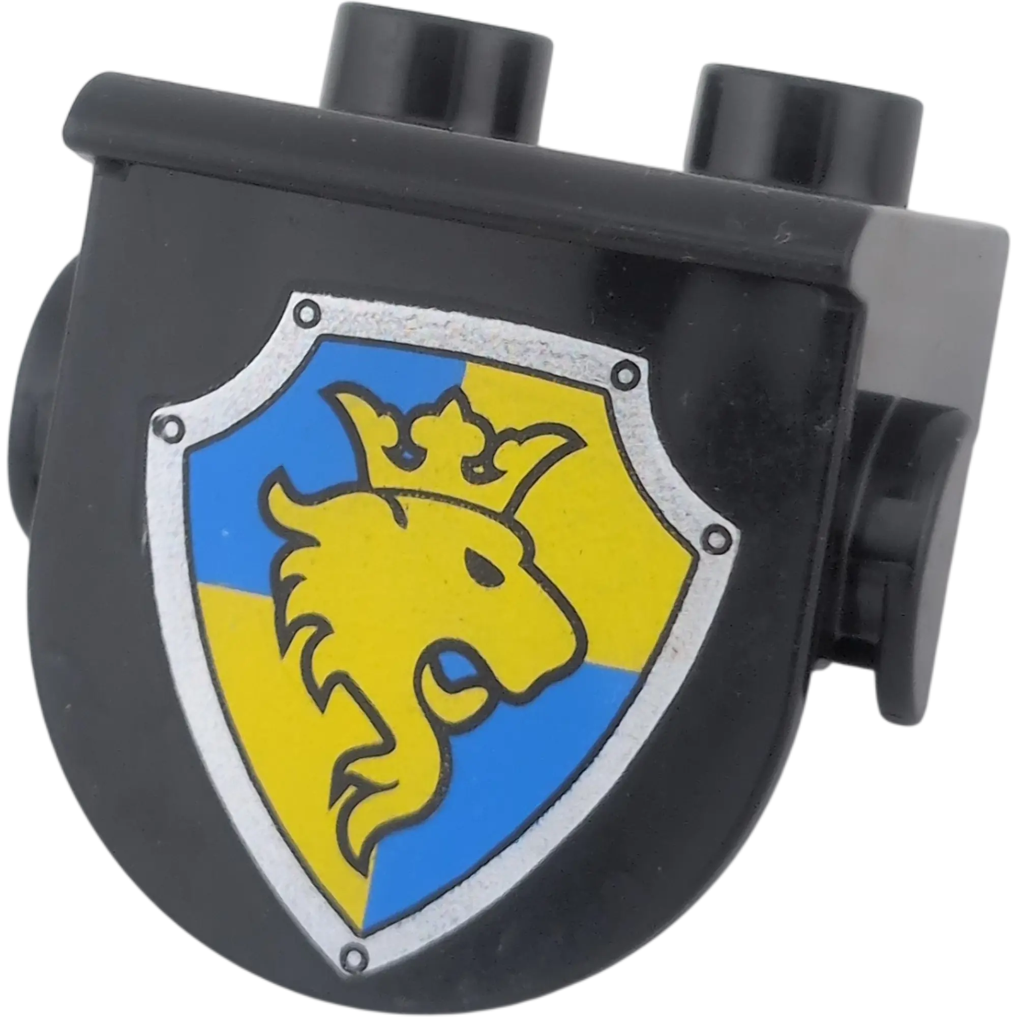 Lego Duplo 1x2 Schwarz Löwe Gelb Blau Ritter