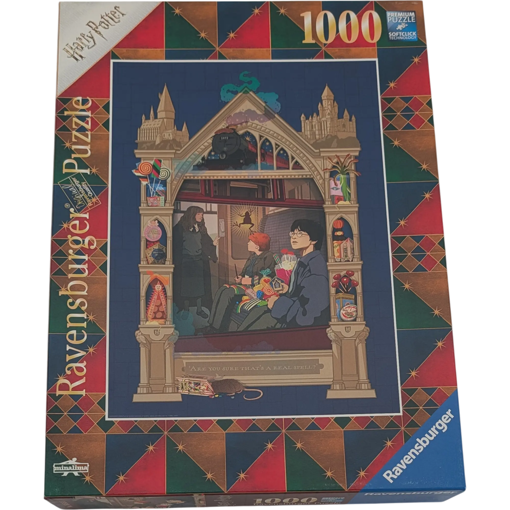 Ravensburger Premium Puzzle Harry Potter 1000 Teile 165155 Harry Potter auf dem Weg nach Hogwarts