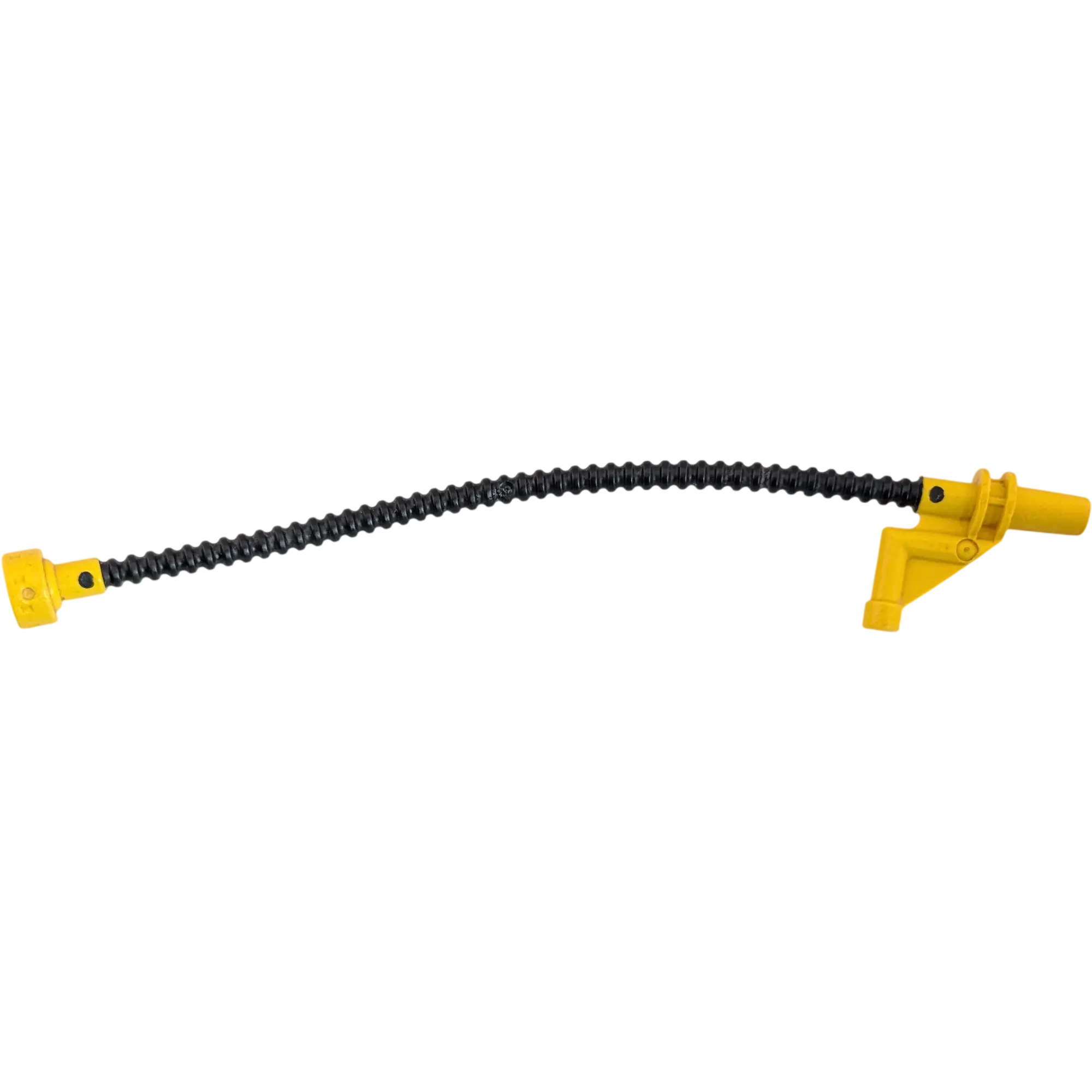 Lego Duplo Schlauch Schwarz mit gelbem Anschluss und Zapfpistole Spritze