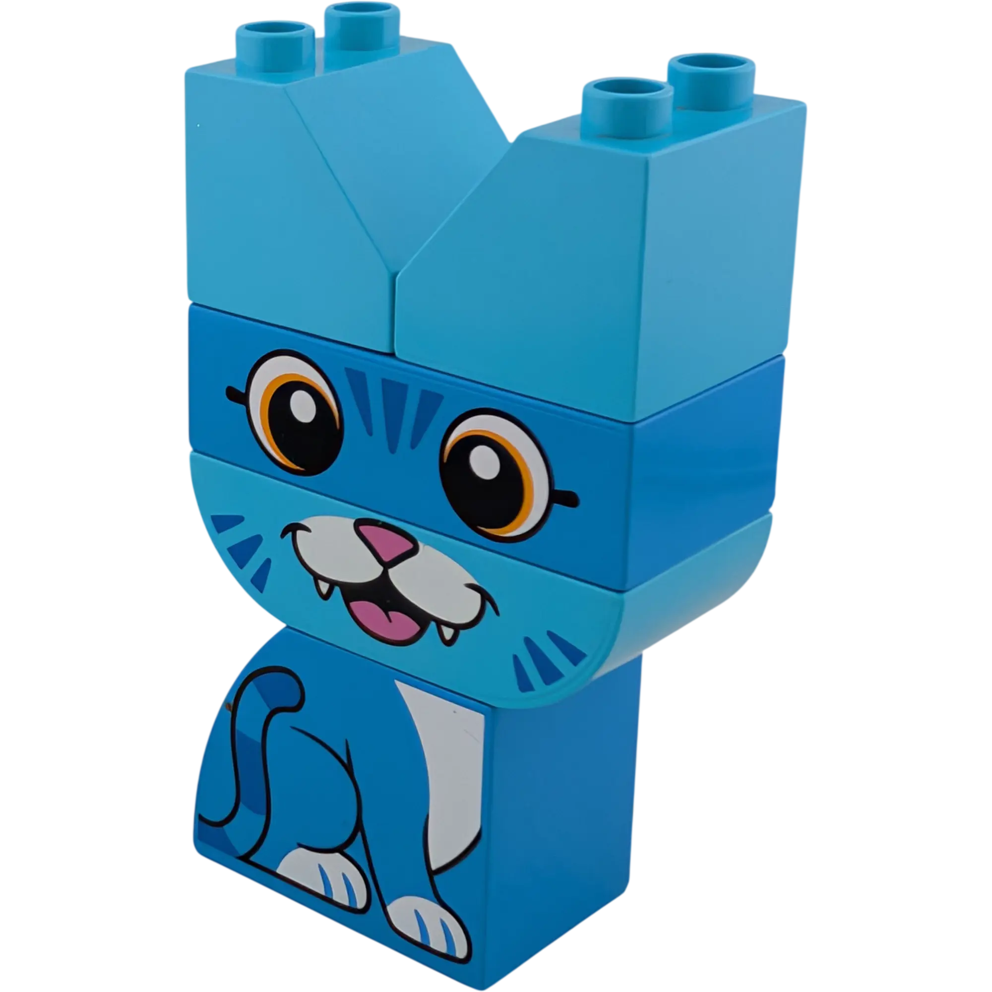 Lego Duplo Katze Blau aus fünf Steinen