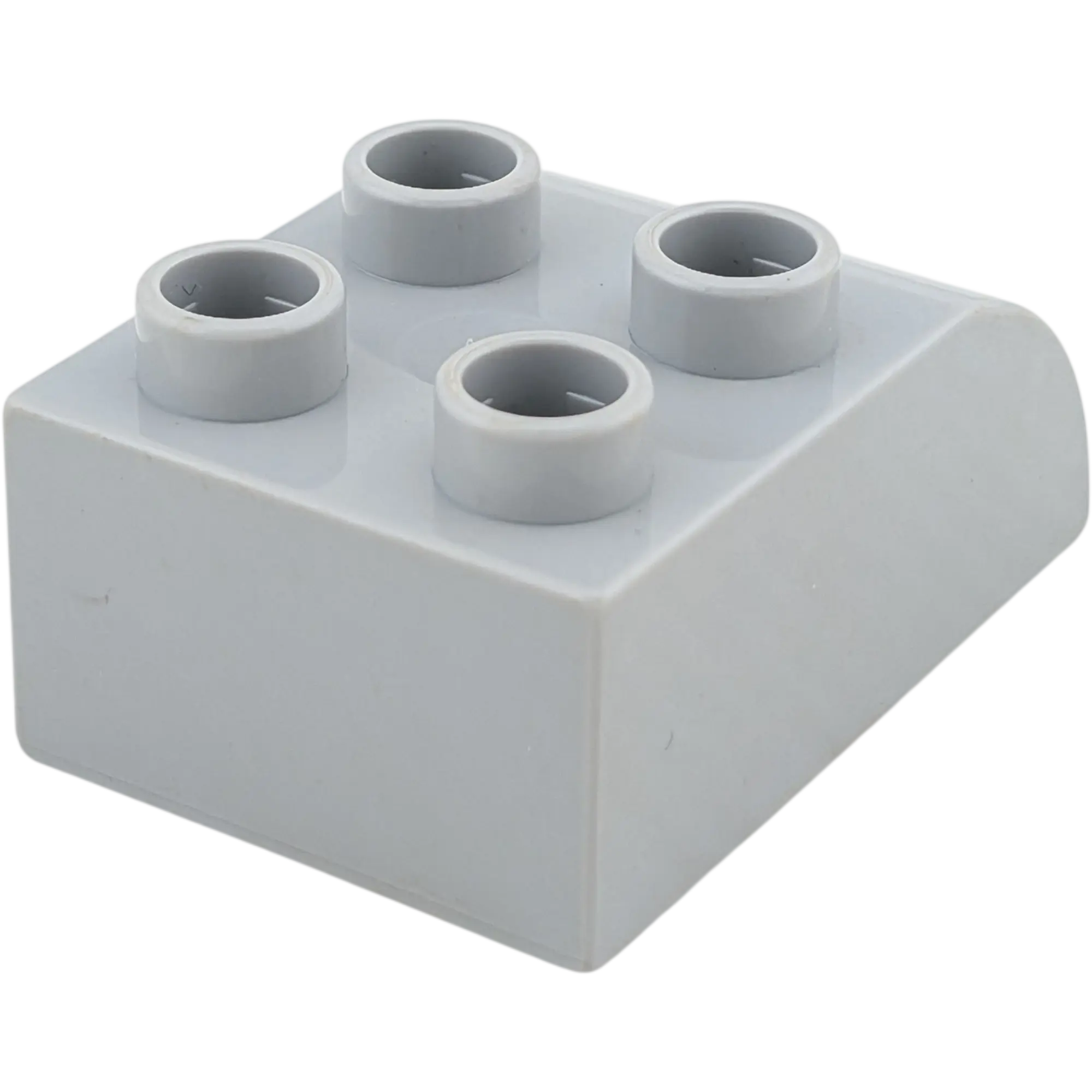 Lego Duplo 2x3 Dachstein 2302 Hellgrau