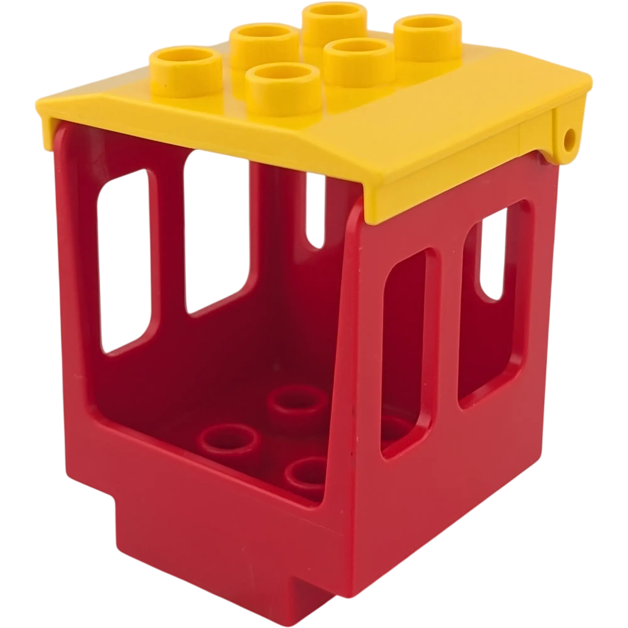 Lego Duplo 92453 Aufsatz Rot mit Klappdach Gelb Kabine Führerhaus