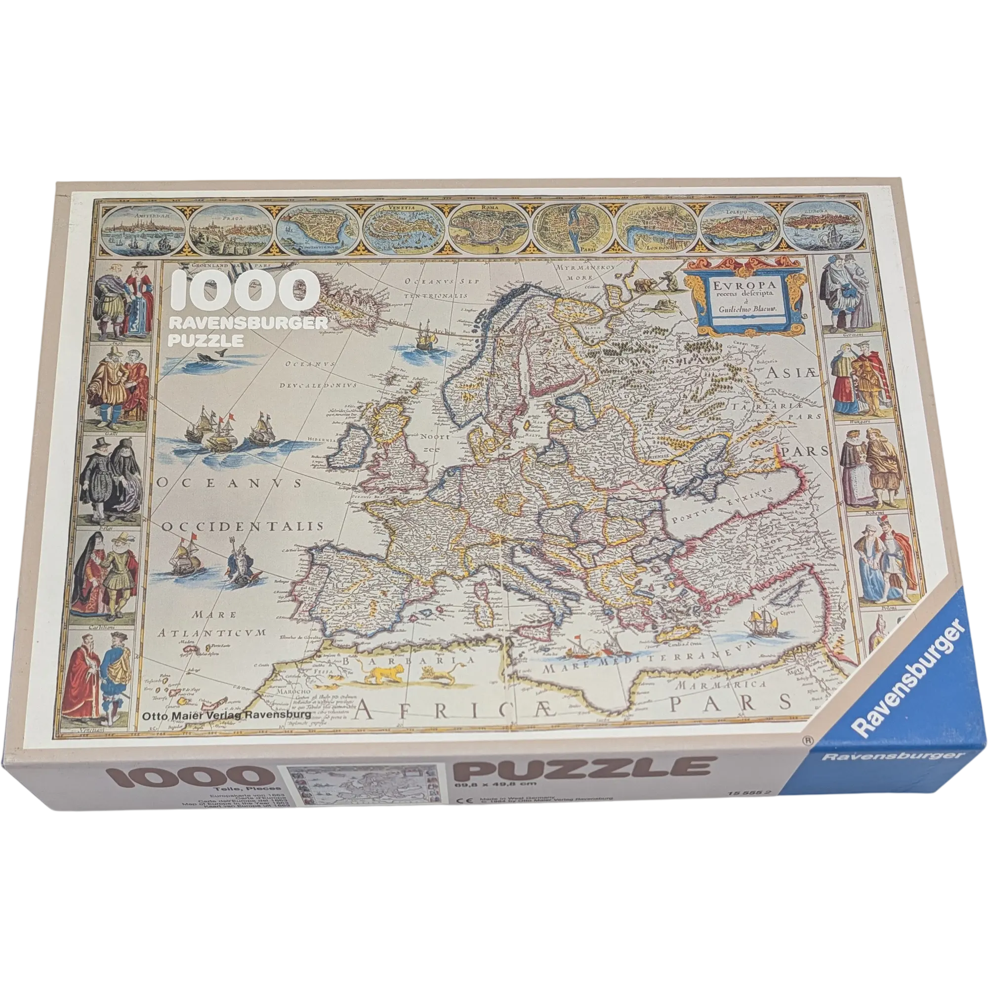 Ravensburger Puzzle 1000 Teile 155552 Europakarte von 1663