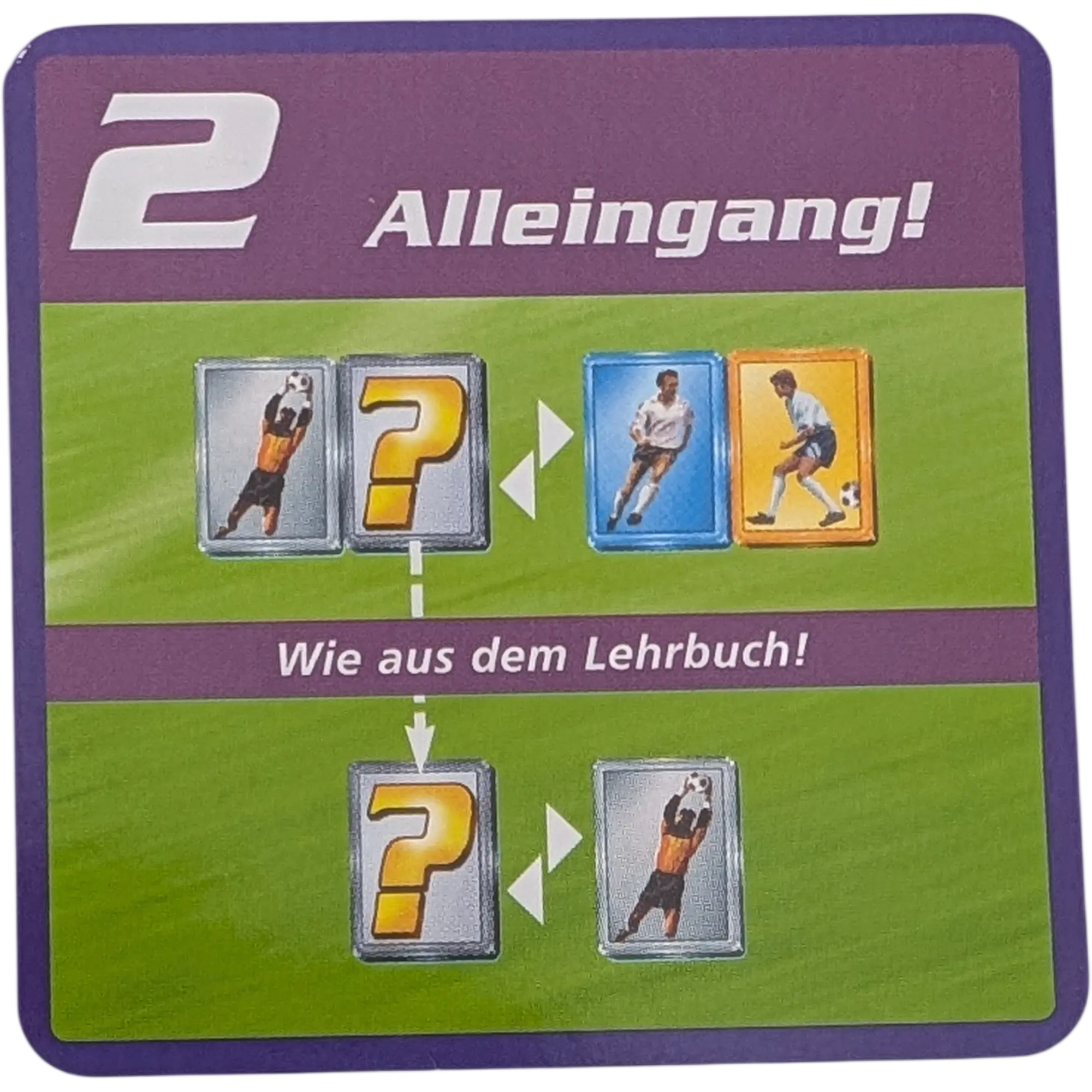 Kosmos Finale Ersatzteile Team Blau Taktikkarte Kampfstärke 2 Alleingang! Wie aus dem Lehrbuch!