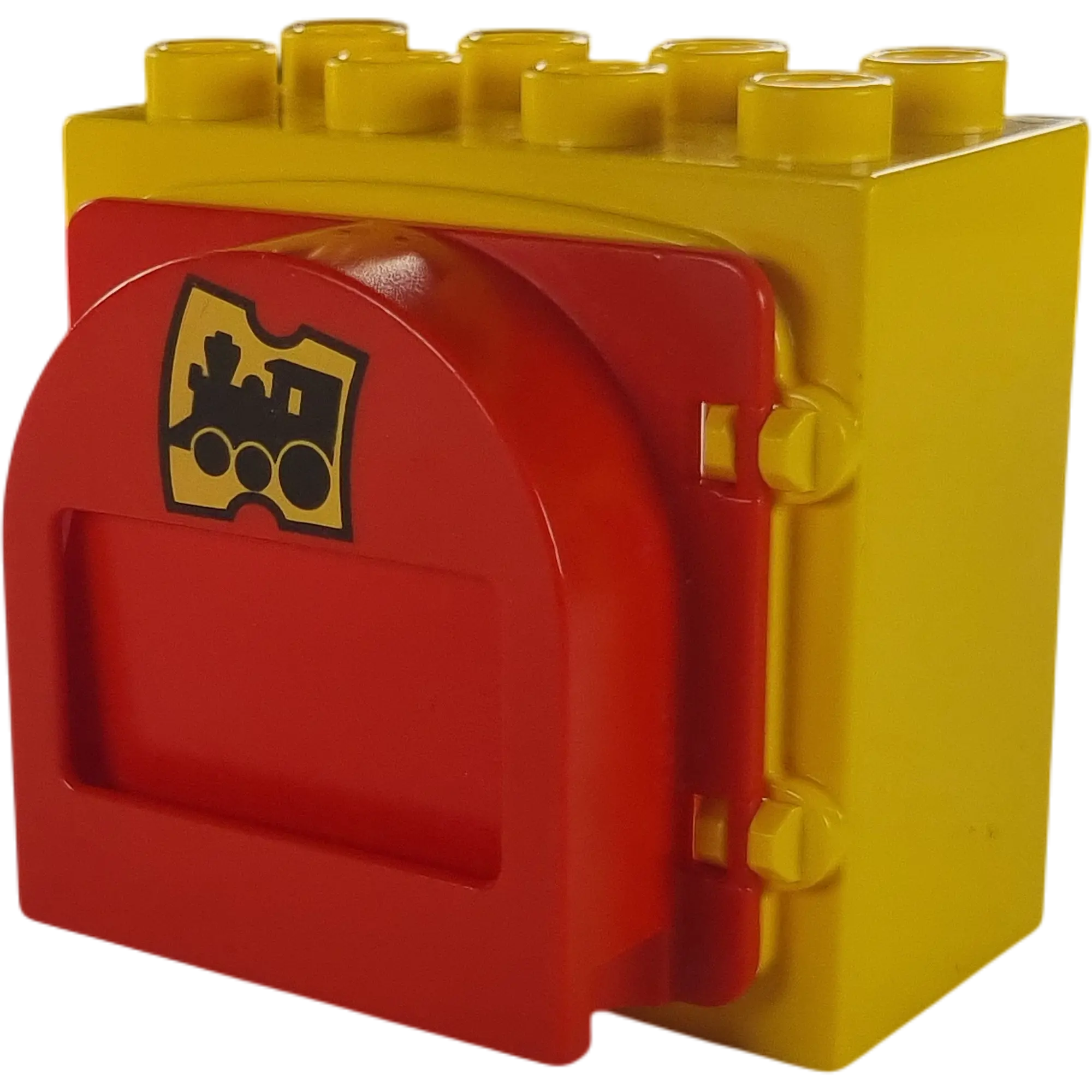 Lego Duplo 2x4 Briefkasten Rot Gelb Lokomotive