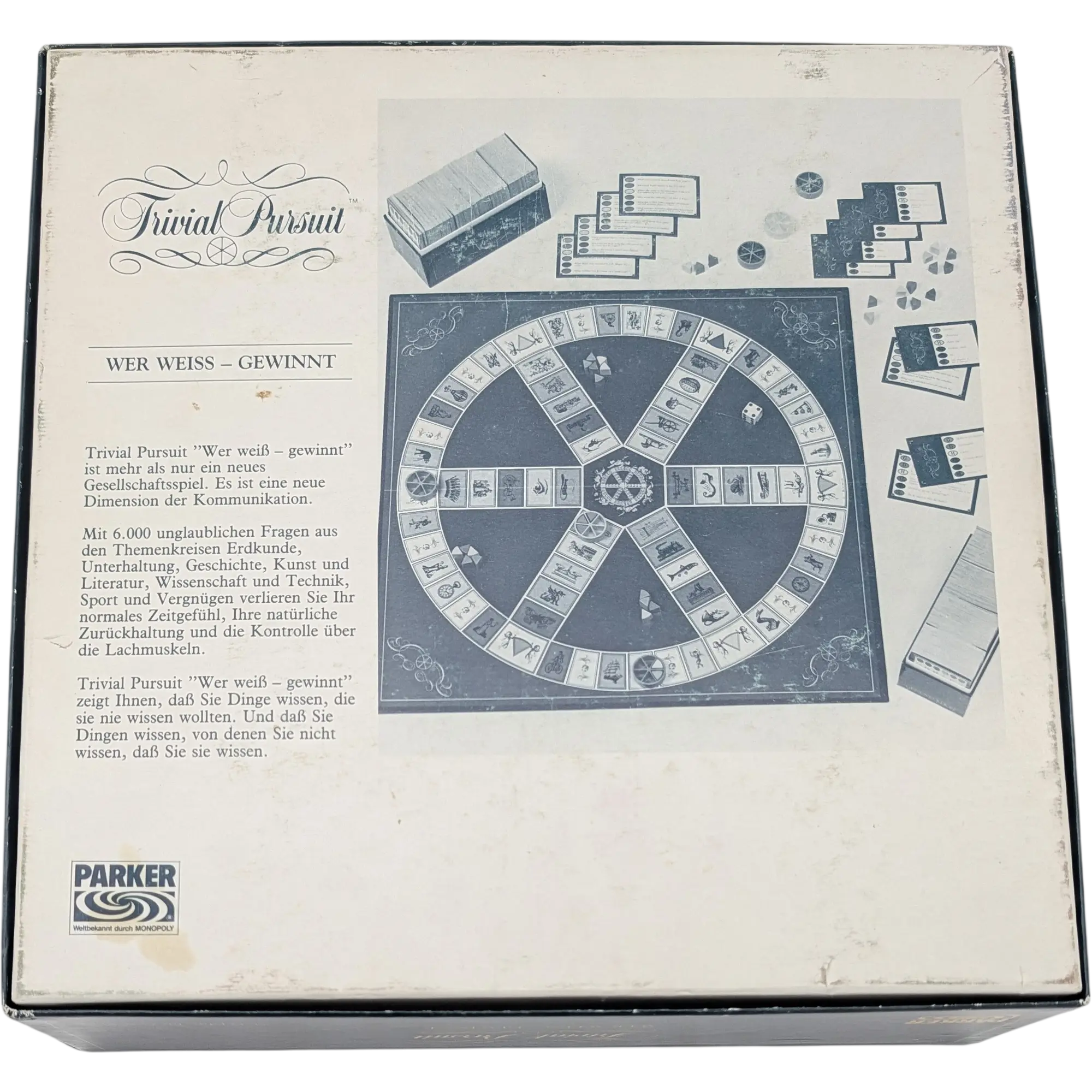 Parker Trivial Pursuit Komplettset Genus Edition 1084