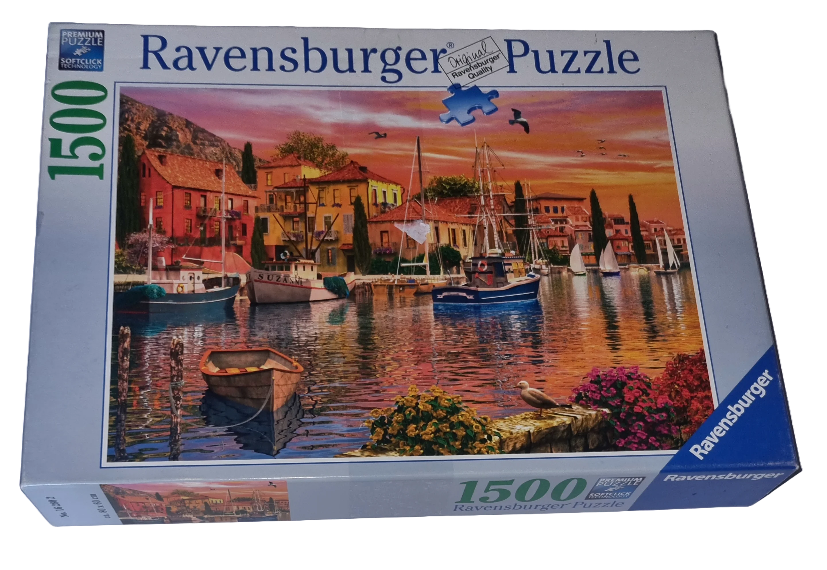 Ravensburger Premium Softclick Puzzle 1500 Teile 162802 Mediterraner Hafen