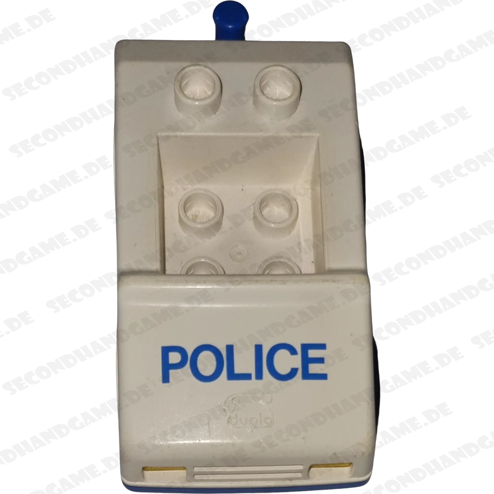 Lego Duplo Auto von Polizei Police Car Polizeiauto Weiß Blau