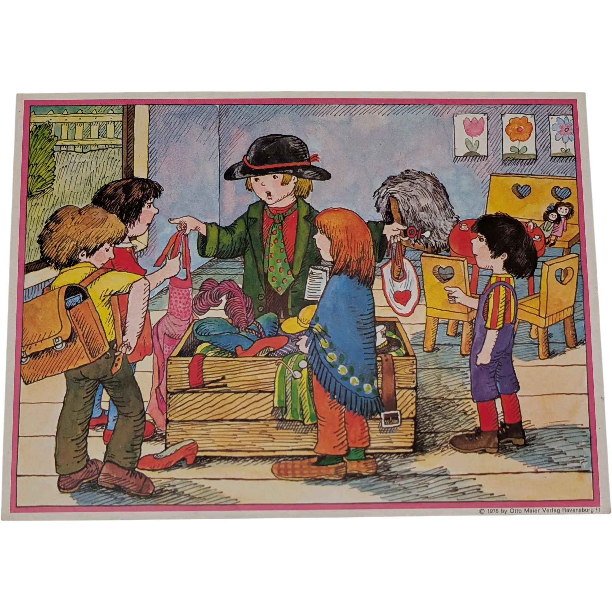 Ravensburger Vertragen und nicht schlagen Situationstafel Kinder verkleiden sich