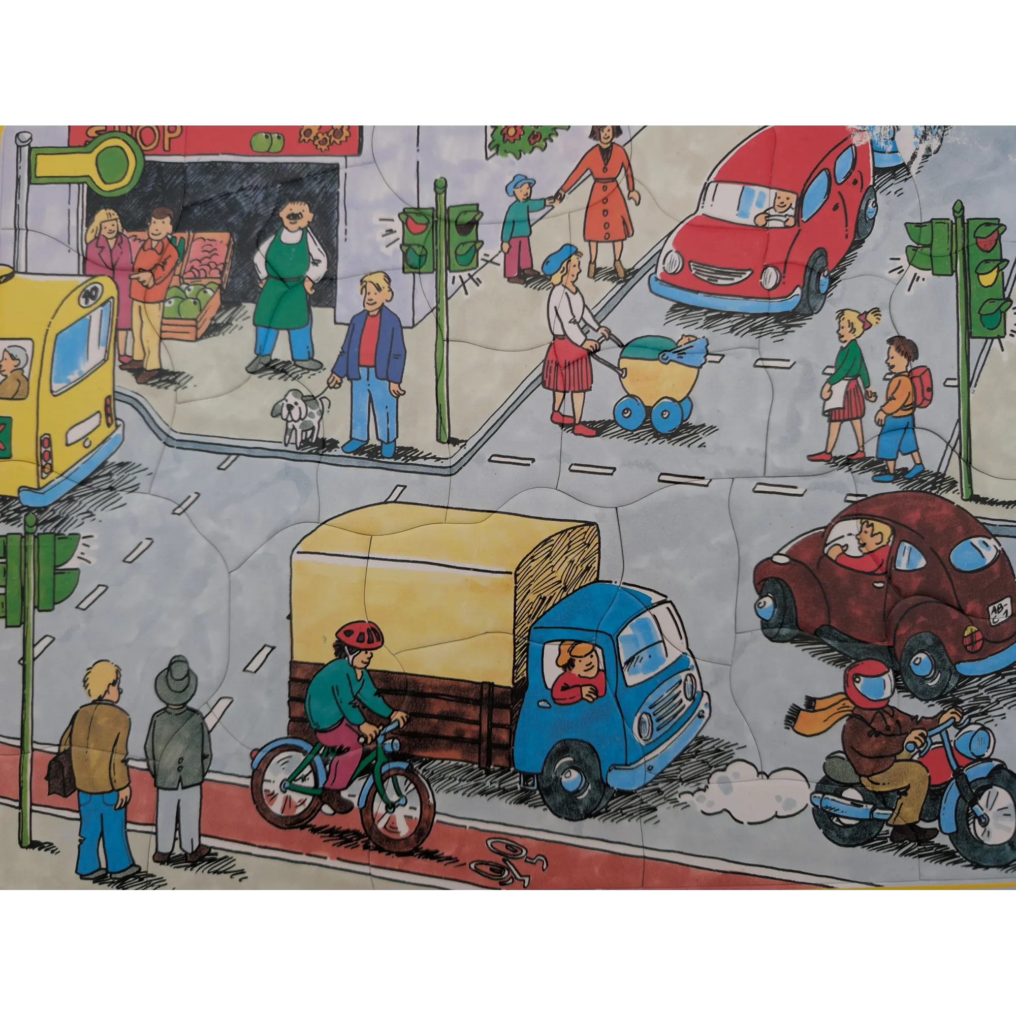 Berliner Spielkarten Rahmenpuzzle Straßenverkehr 30 Teile 22599280, Ansicht 2