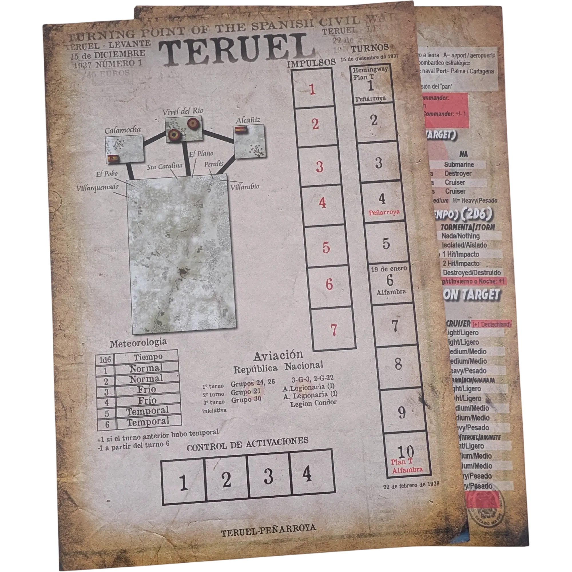 Las Tres Marias Teruel Scenarios & Solo Mode Spania Games