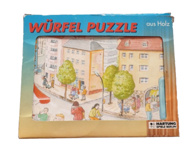 Würfel Puzzle aus Holz