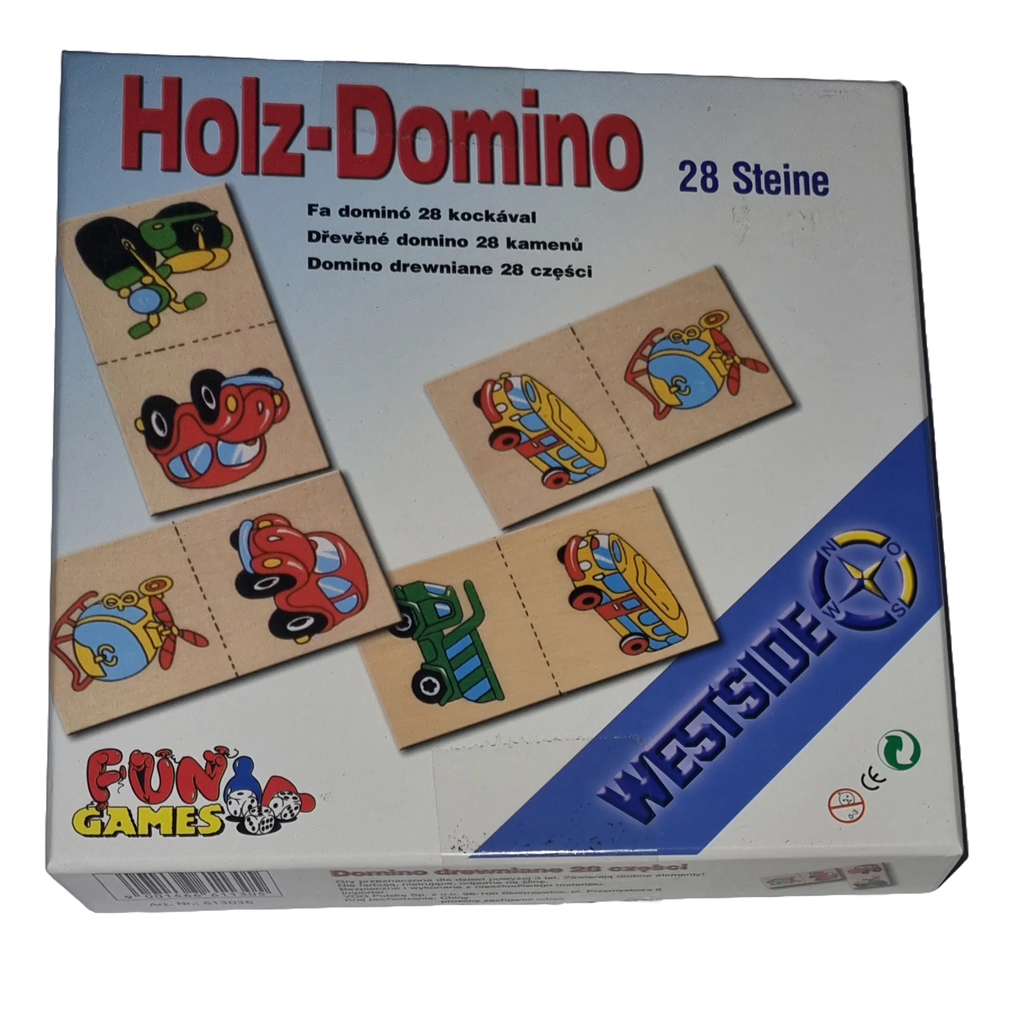 Fun Games Holz-Domino 28 Steine