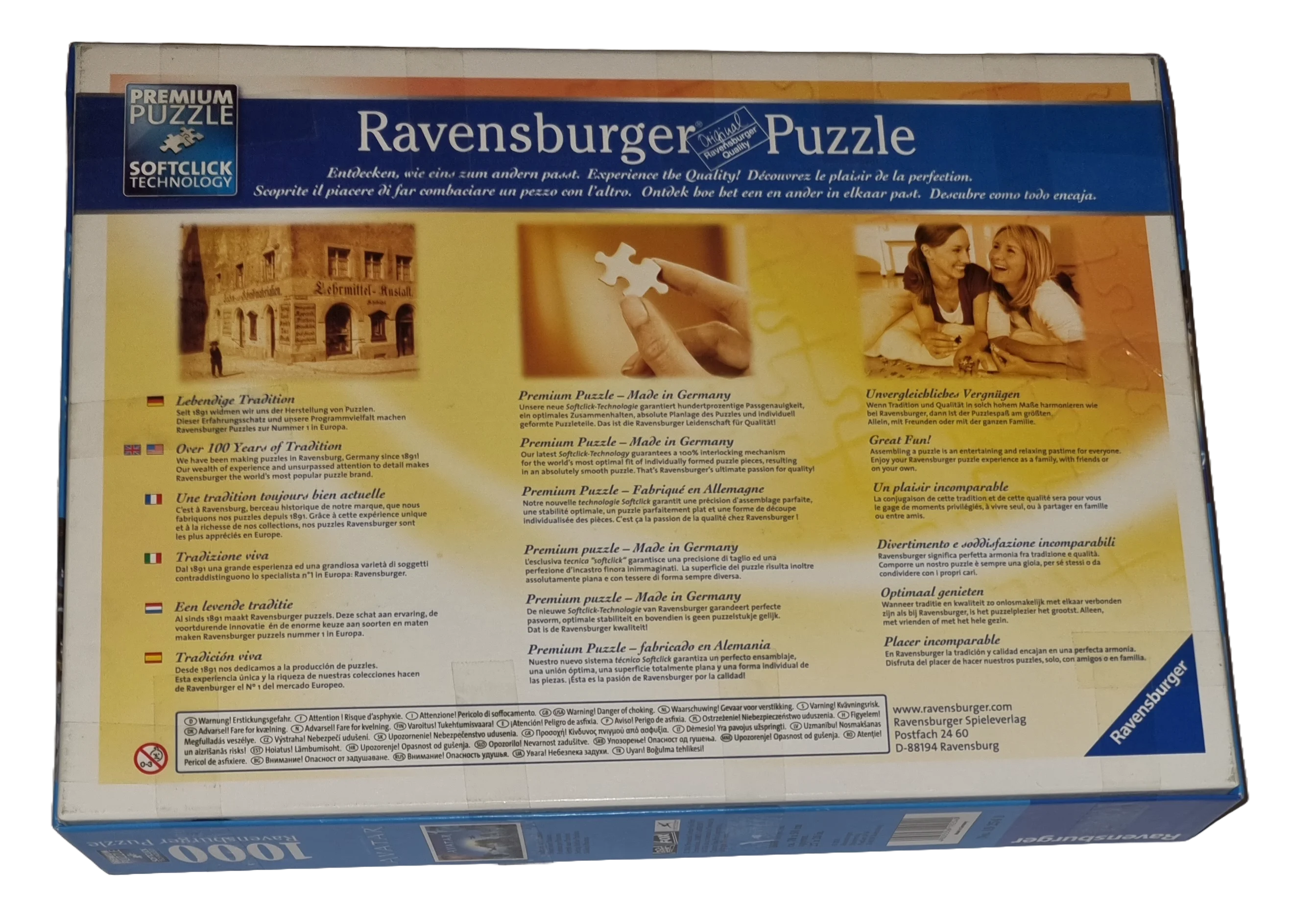 Ravensburger Premium Softclick Avatar Puzzle 1000 Teile 192540 Aufbruch nach Pandora