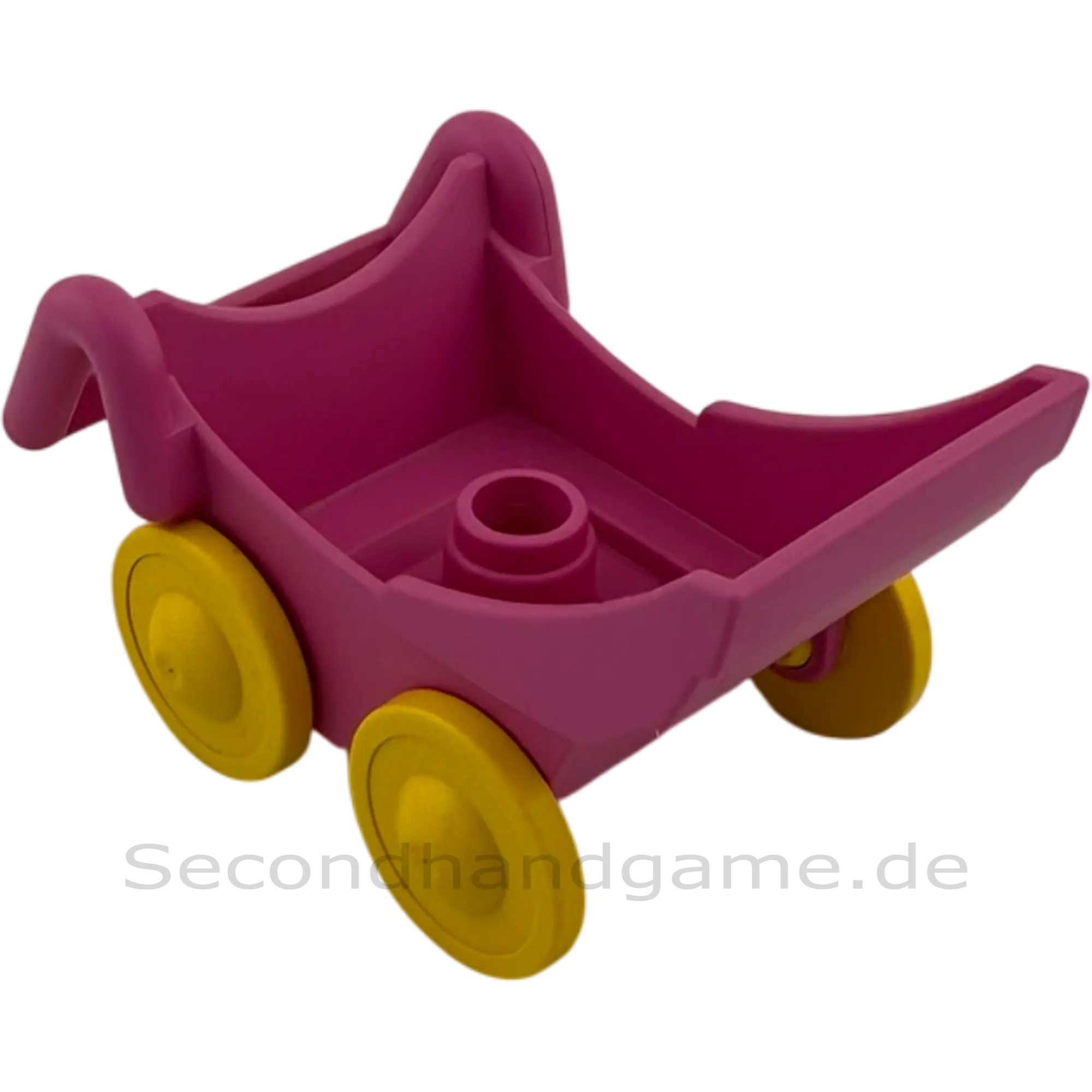 Lego Duplo 2147 Kinderwagen Pink Gelbe Räder
