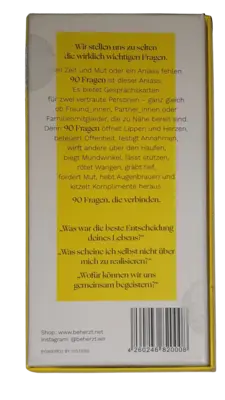 Beherzt 90 Fragen die verbinden
