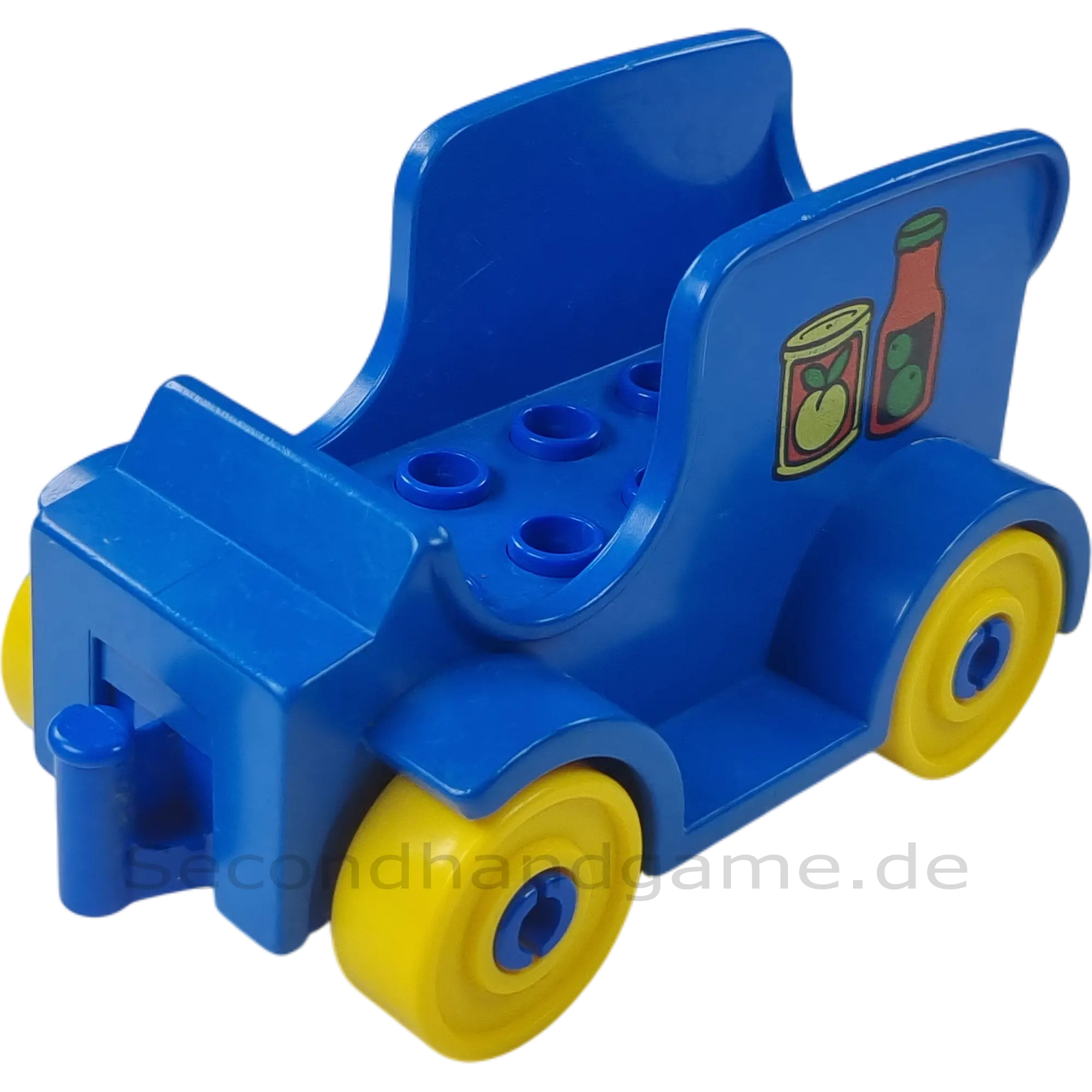 Lego Duplo Auto Getränke Lieferant Lieferwagen Blau Gelb