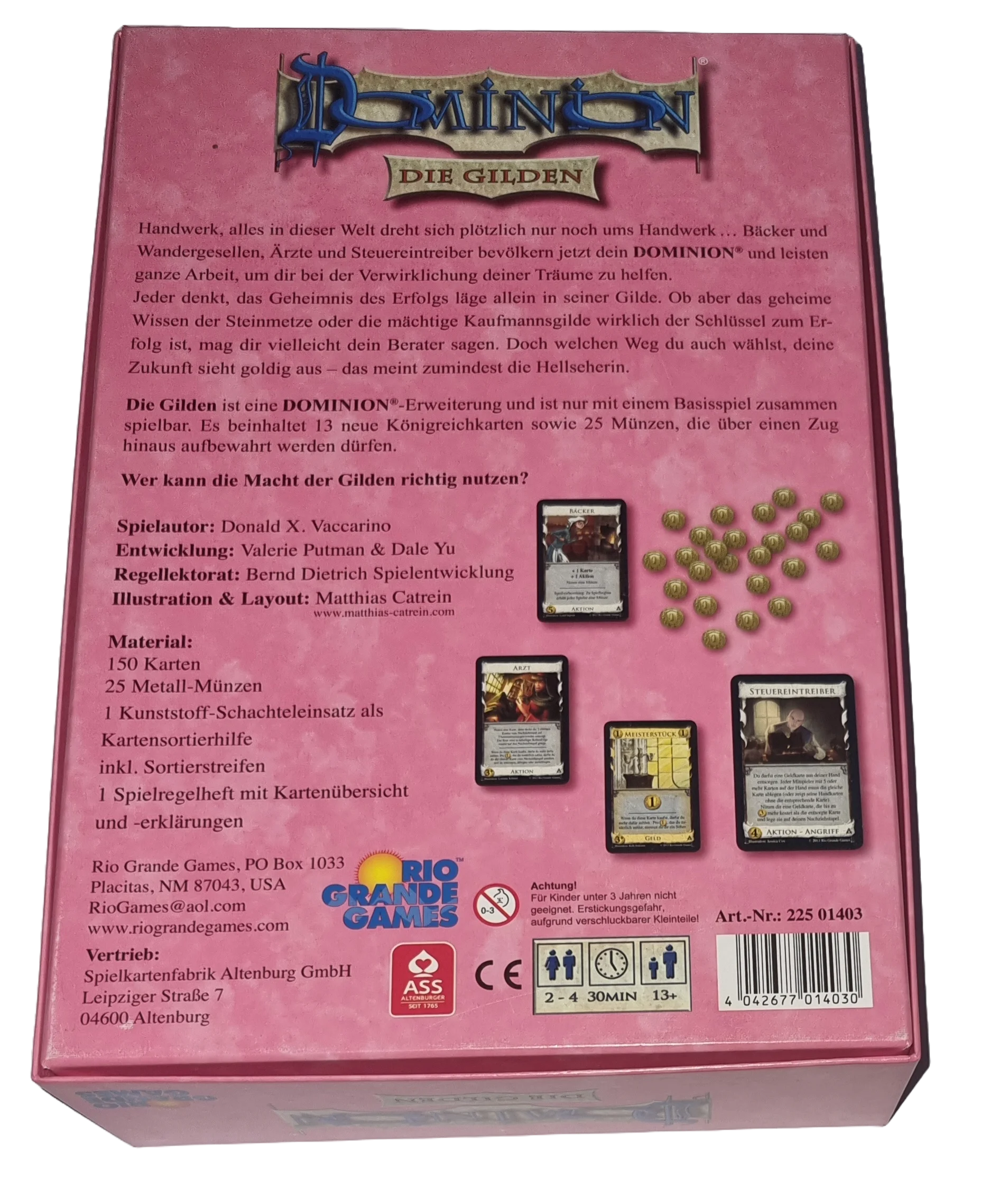 Rio Grande Games Dominion Die Gilden Erweiterung