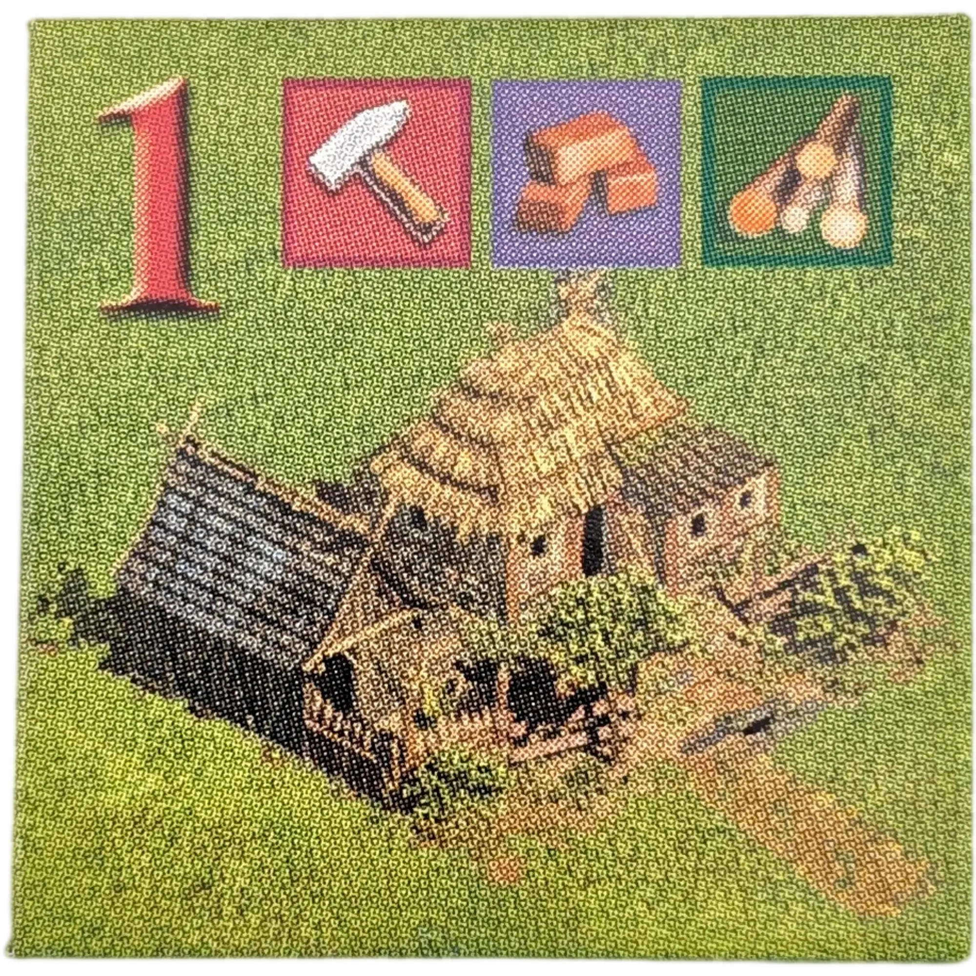 Kosmos Anno 1503 Ersatzteile Einwohnerkärtchen Grün Pionier/Siedler Zahl Rot