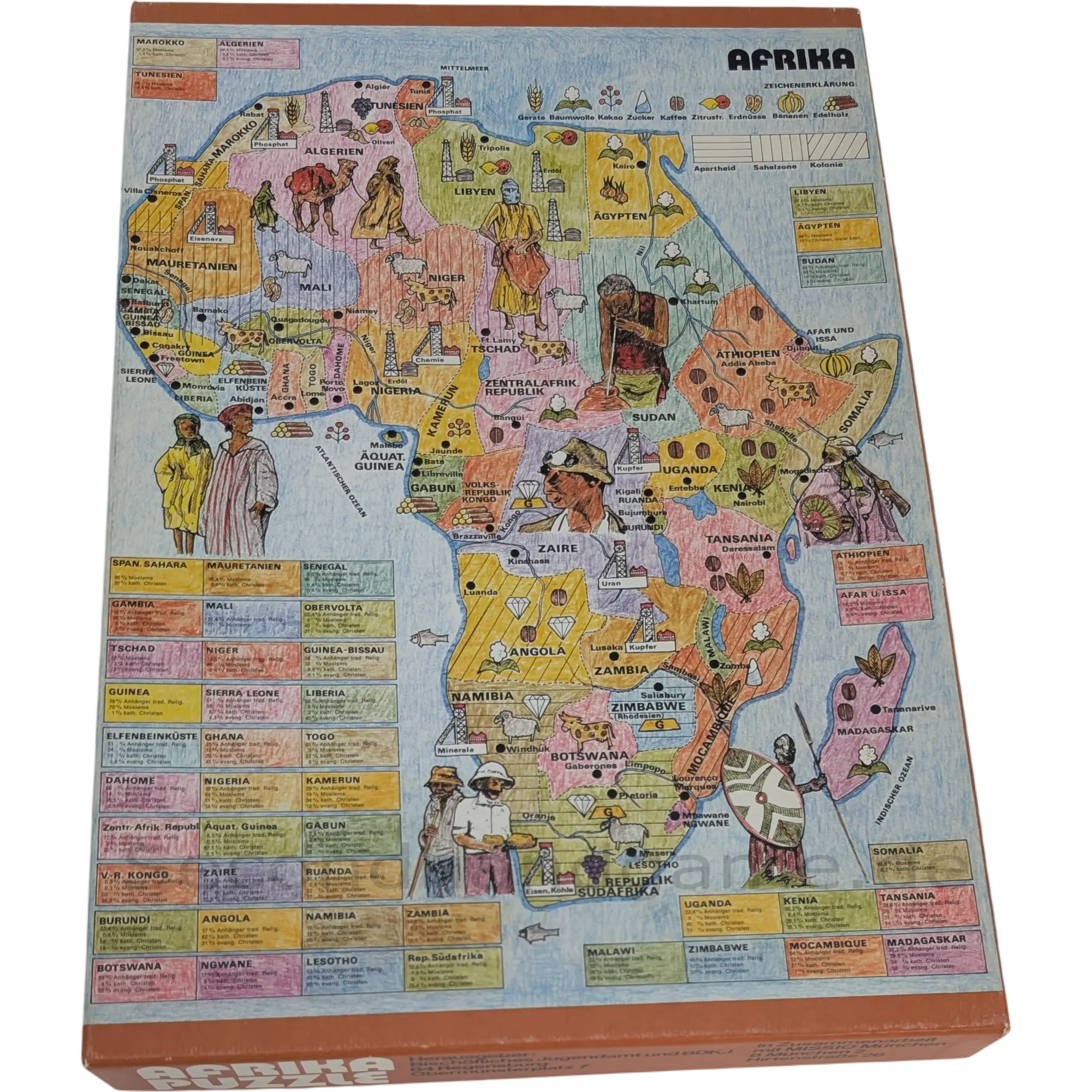 Bischöfliches Jugendamt und BDKJ Regensburg Puzzle Afrika Puzzle 500 Teile