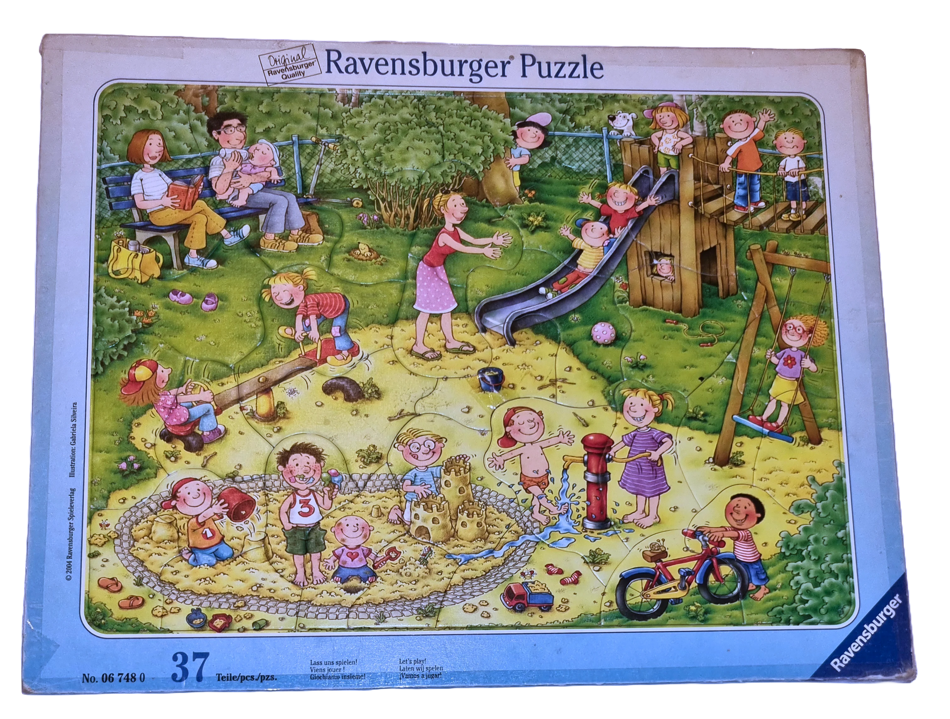 Ravensburger Rahmenpuzzle 37 Teile Lass uns spielen! 067480