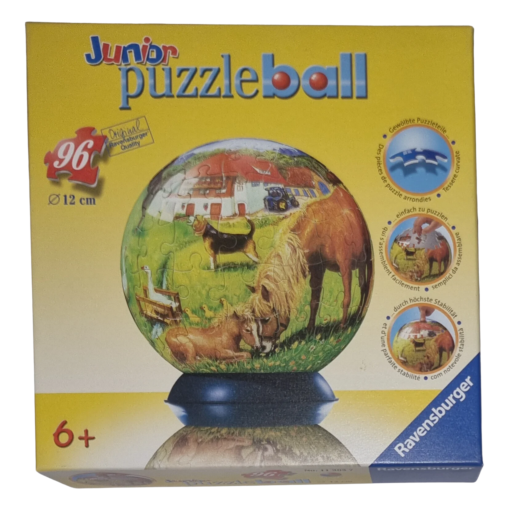 Ravensburger Puzzleball 113057 Auf der Pferdekoppel 96 Teile