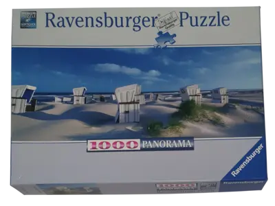 Ravensburger Puzzle 1000 Teile Panorama 150540 Strandkörbe auf Sylt