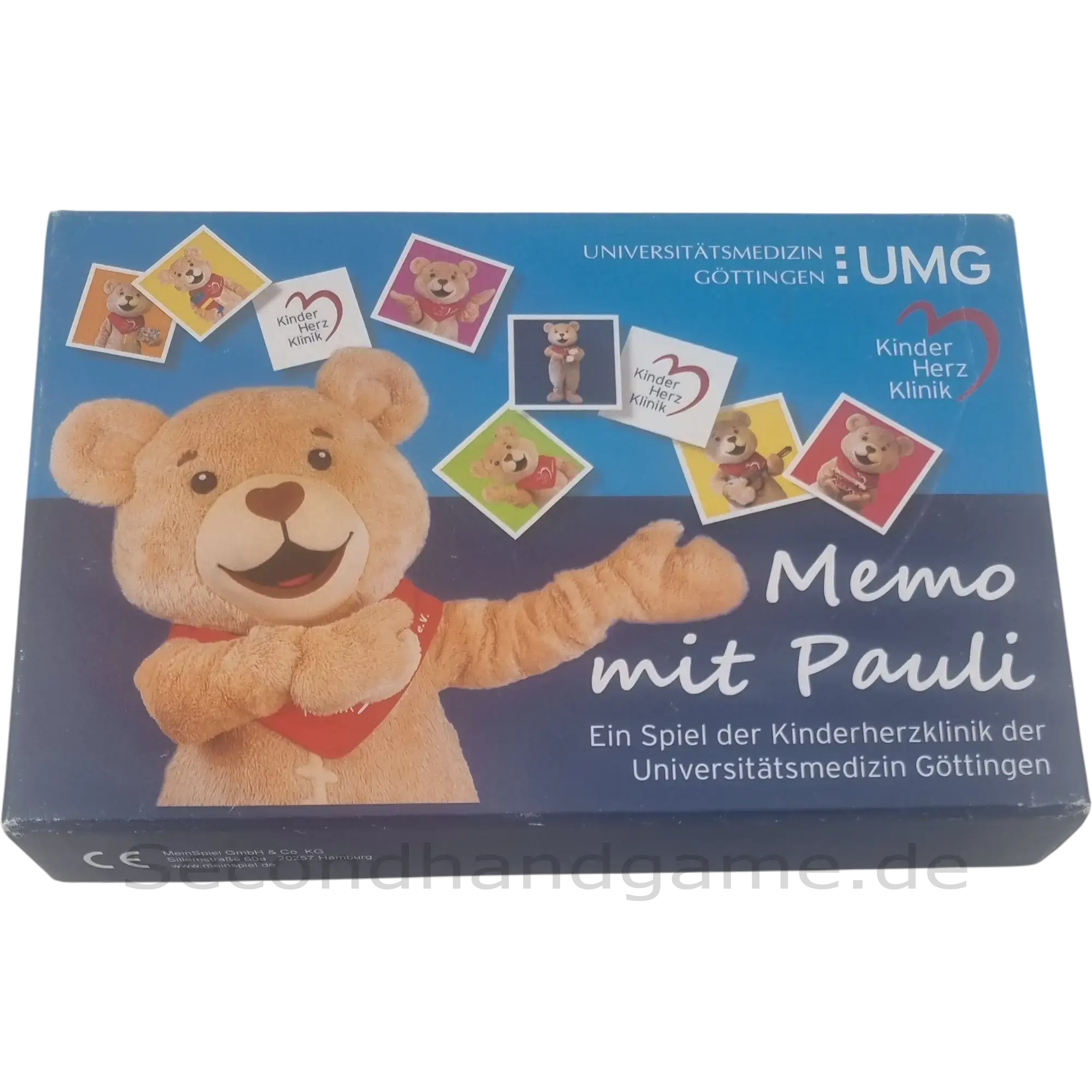 Monbijou Memo mit Pauli, Ein Spiel der Kinderherzklinik der Universitätsmedizin Göttingen