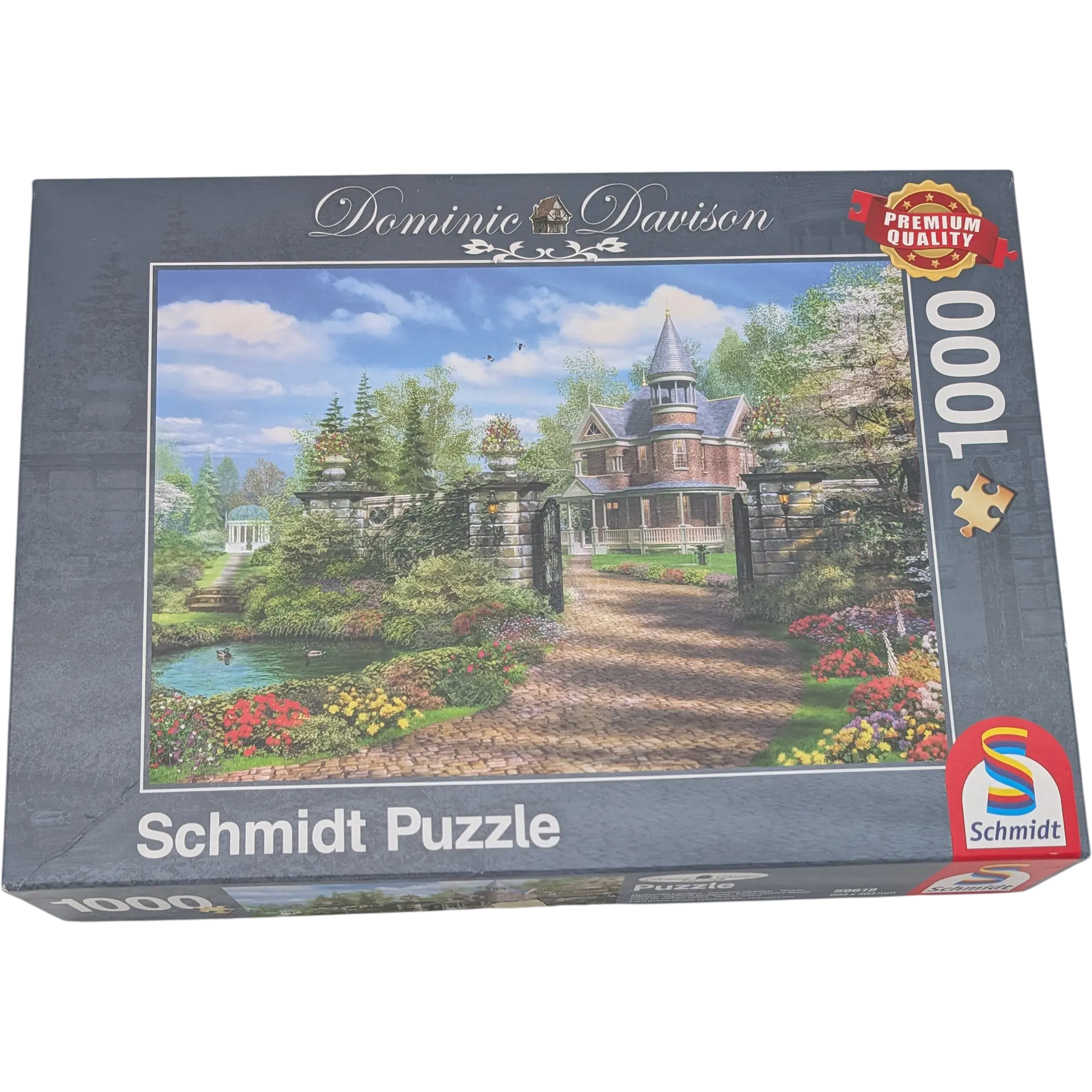 Schmidt Dominic Davison Premium Quality Puzzle 1000 Teile 59618 Viktorianisches Haus