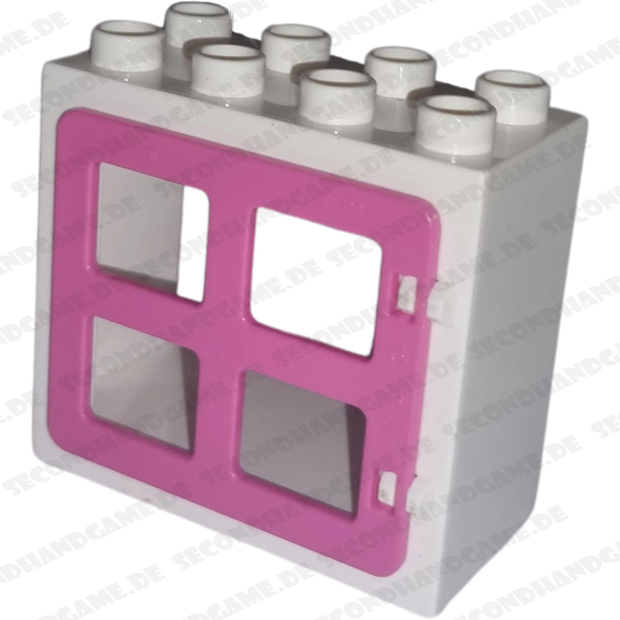 Lego Duplo 2332 Fenster 2x4 Weiß Pink
