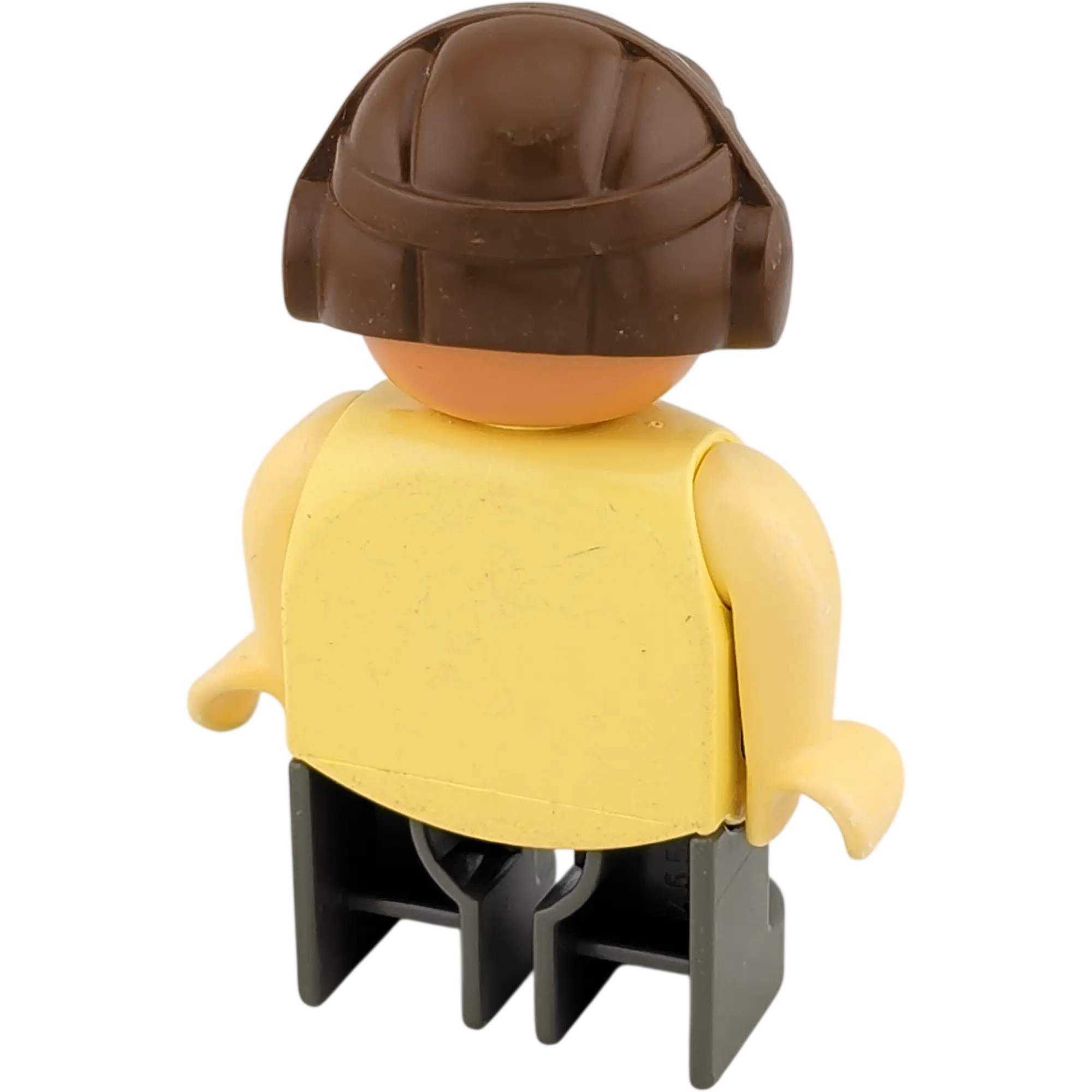 Lego Duplo 4555 Mann Safari, beigenes Hemd, graue Hose Pilotenbrille braun