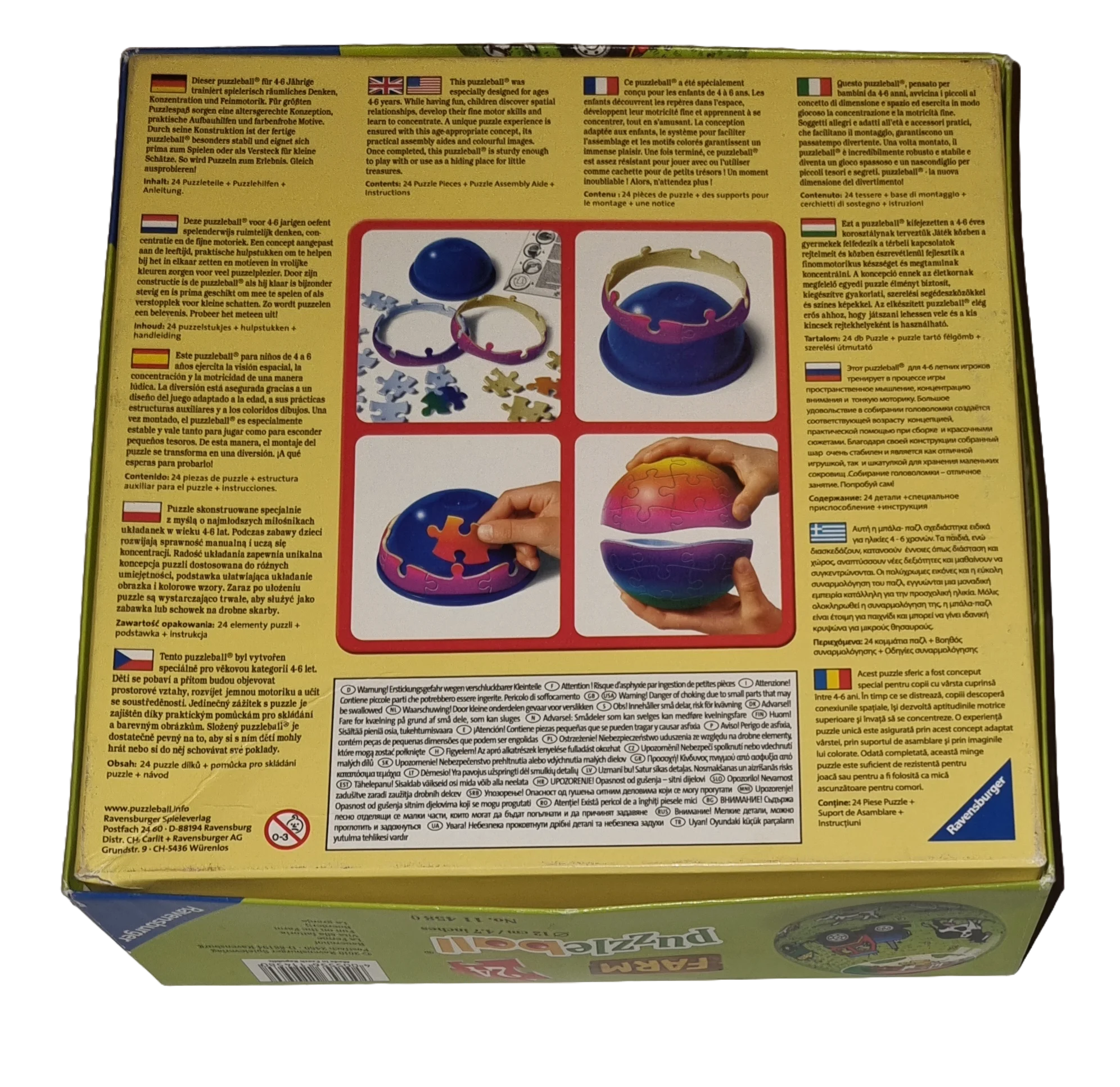 Ravensburger Puzzleball Farm 12cm 24 Teile 114580