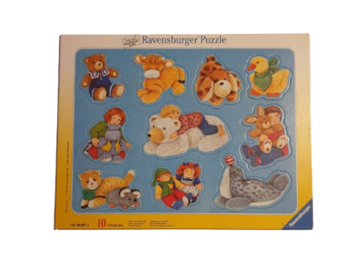 Ravensburger Rahmenpuzzle 10 Teile Unsere Kuschelfreunde No. 060078