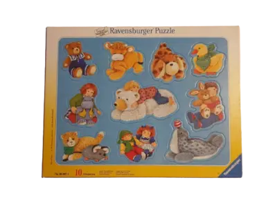 Ravensburger Rahmenpuzzle 10 Teile Unsere Kuschelfreunde No. 060078