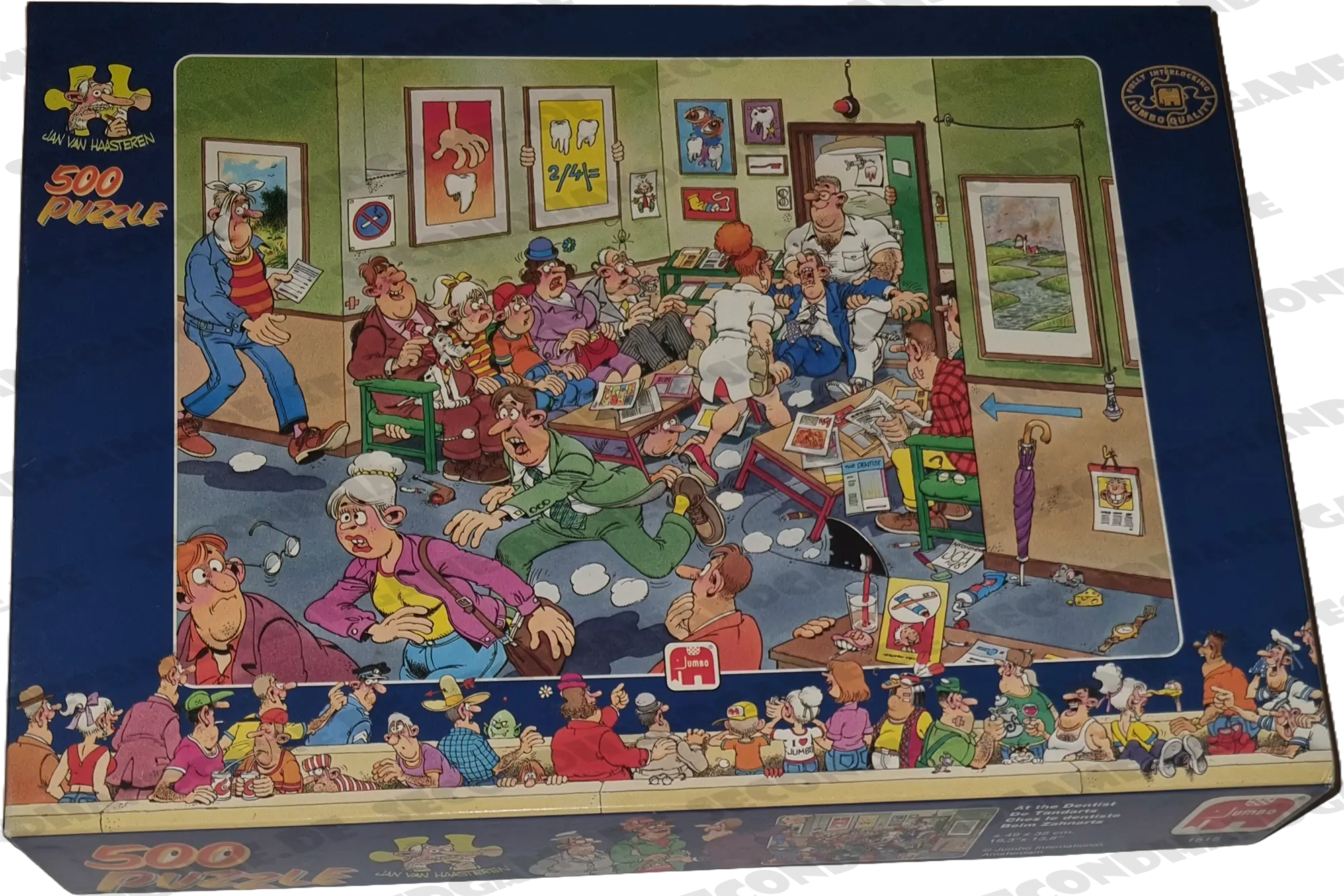 Jumbo Puzzle Jan van Haasteren 500 Teile 1515 Beim Zahnarzt