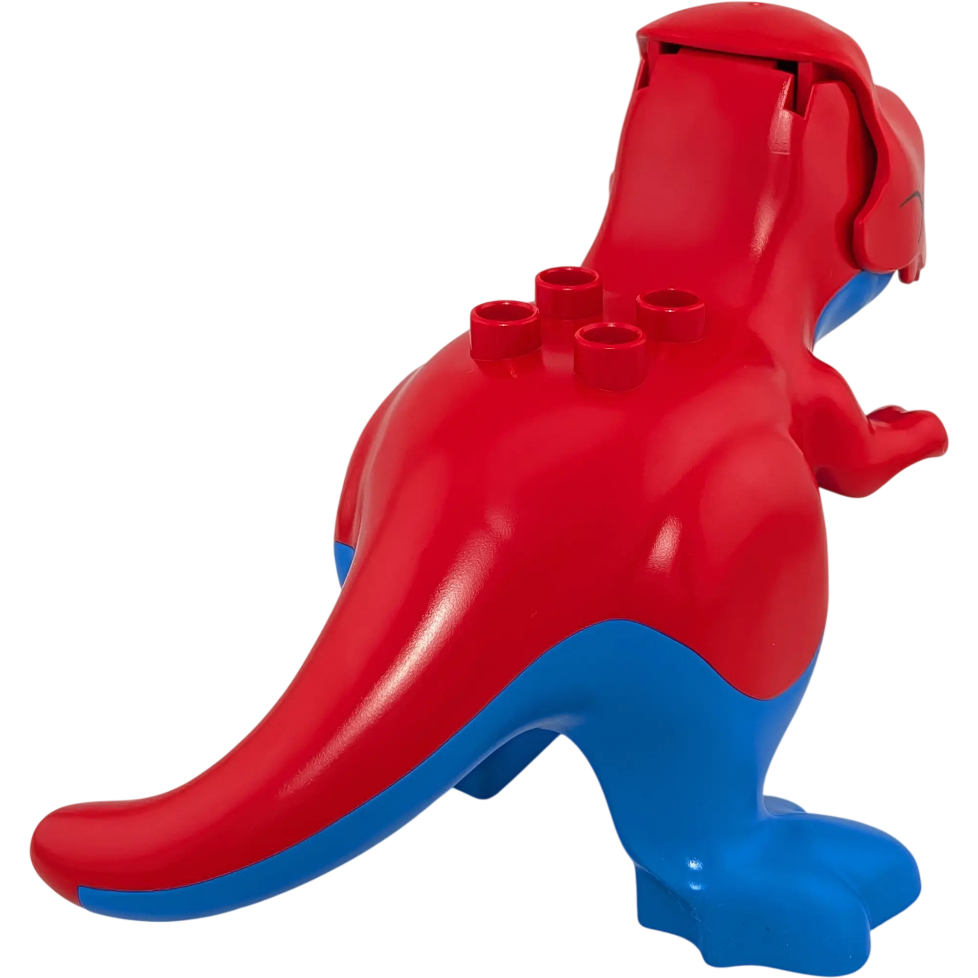 Lego Duplo Dinosaurier 31X5 Rot Blau mit beweglichem Maul Spinnennetz Spiderman Dino