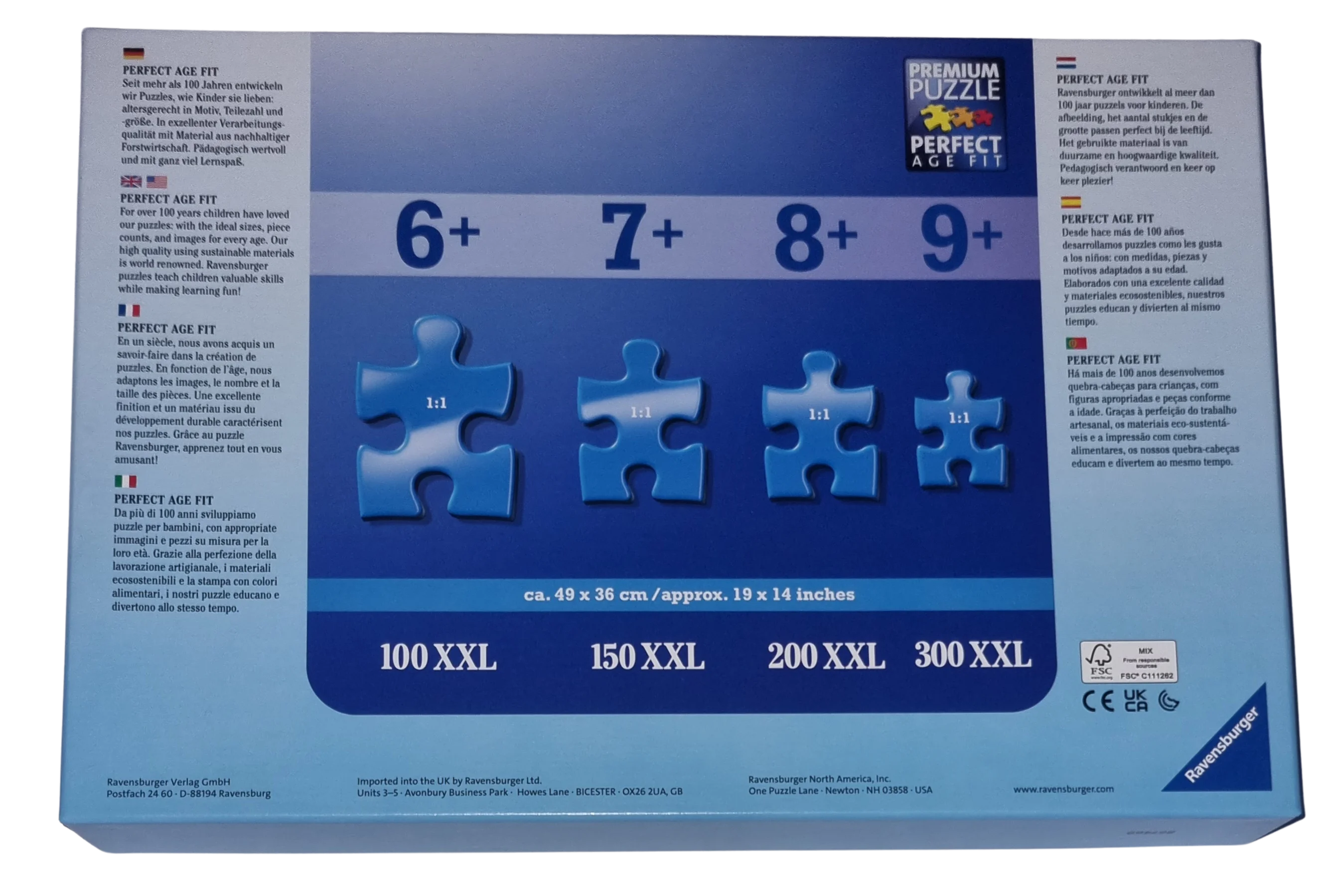 Ravensburger XXL 150 Teile Puzzle Dragons 100156 Drachen zähmen leicht gemacht