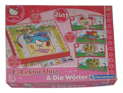 Clementoni Hello Kitty E-Lektor Quiz & Die Wörter 2in1