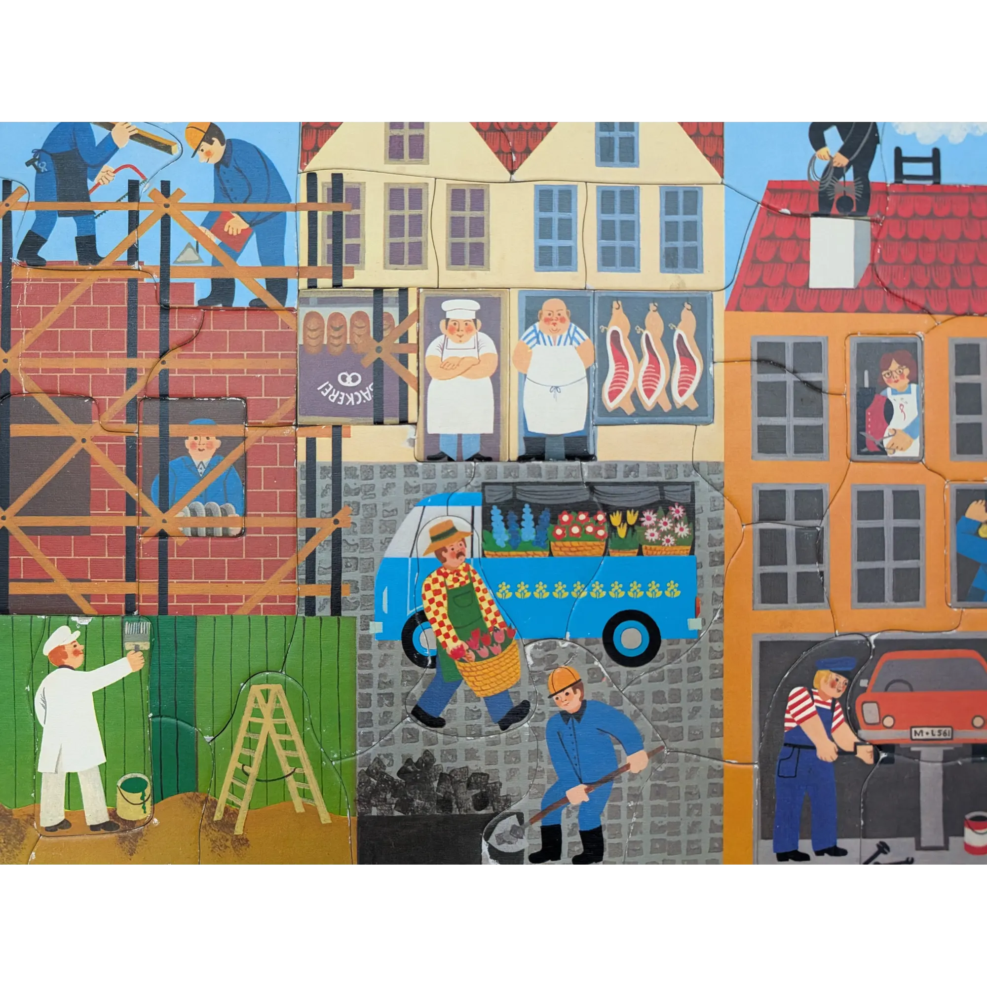 Ravensburger Rahmenpuzzle Didacta Handwerker 40 Teile 62354690, Ansicht 2