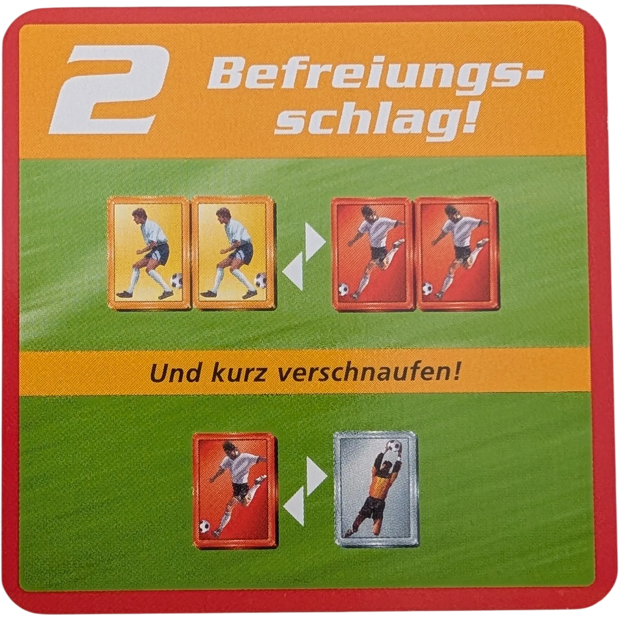 Kosmos Finale Ersatzteile Team Rot Taktikkarte Kampfstärke 2 Befreiungsschlag!