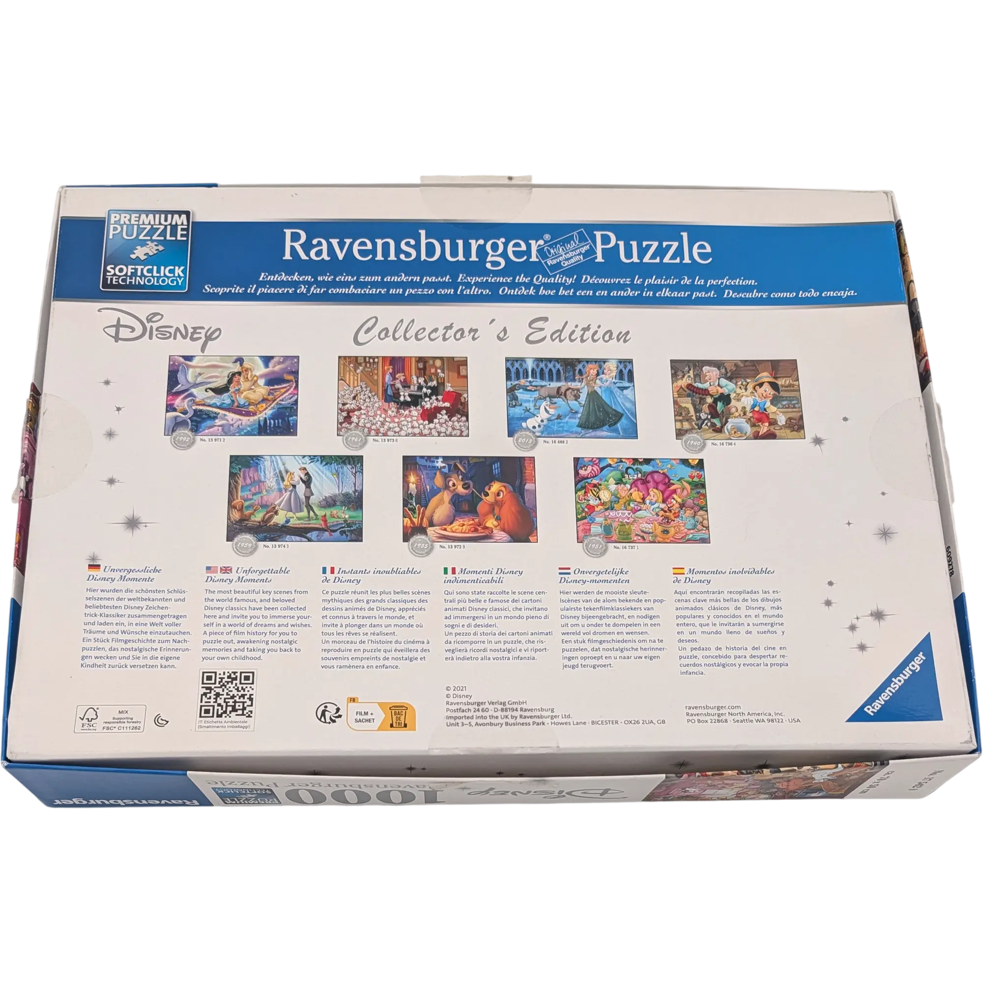 Ravensburger Disney Puzzle 1000 Teile 175420 Aristocats