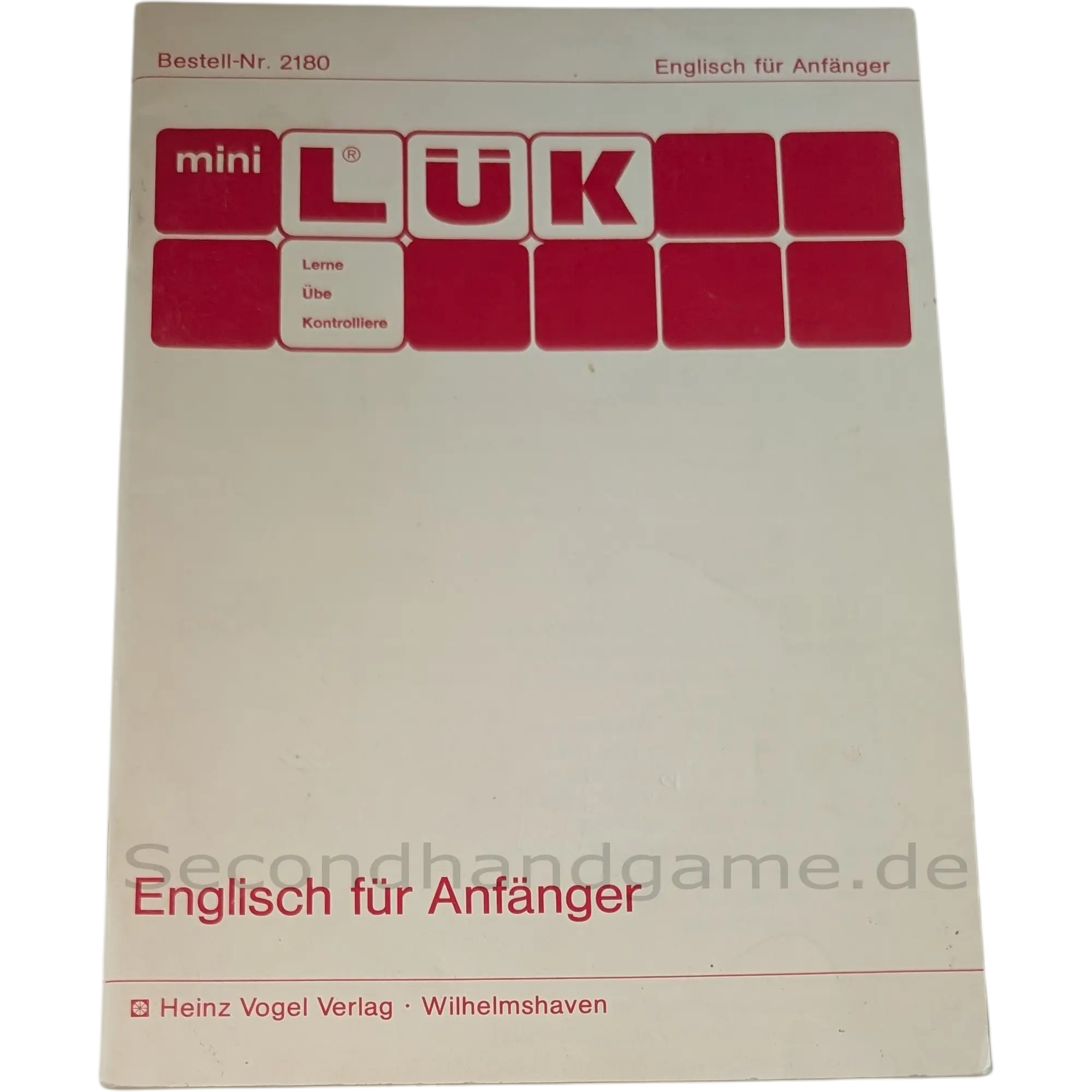Mini Lük Heft Englisch für Anfänger