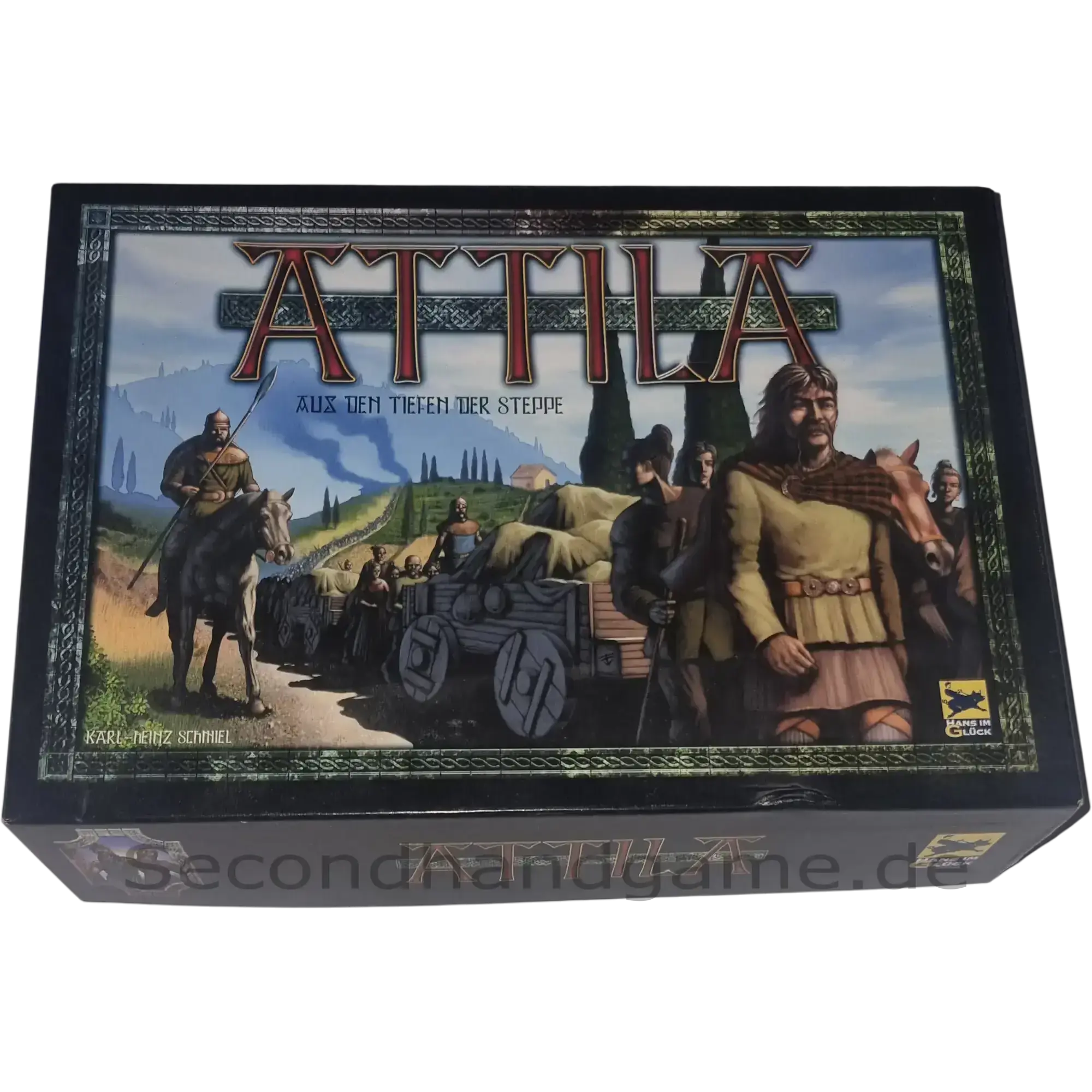 Hans im Glück Brettspiel Attila Aus den Tiefen der Steppe 48126, ab 10 Jahren